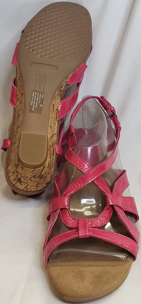 1.5" LaFayette -- Women's Wedge Sling Sandal -- Pink Patent