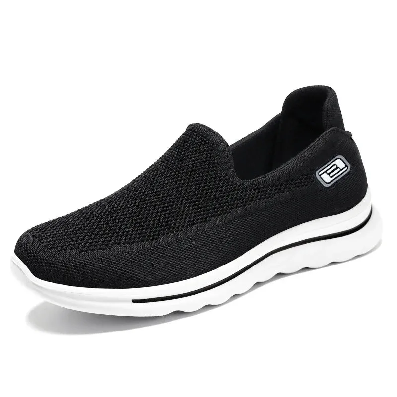 2023 men's breathable mesh casual sports shoes comfortable lazy shoes casual shoes men's odor resistant shoes versatile
