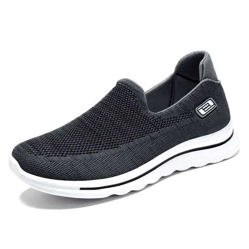 2023 men's breathable mesh casual sports shoes comfortable lazy shoes casual shoes men's odor resistant shoes versatile
