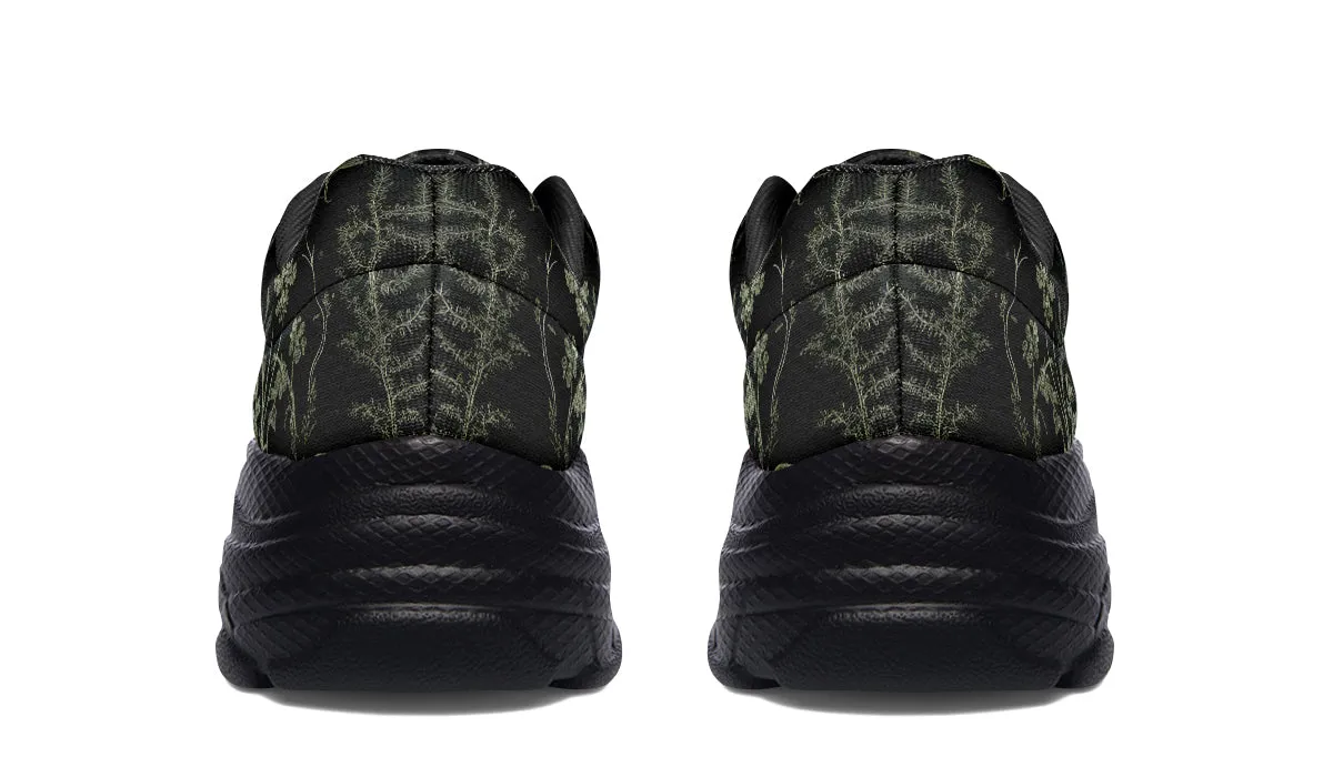 Autumn Memoir Chunky Sneakers - Light Breathable and Comfortable Sports Shoes with Platform Soles