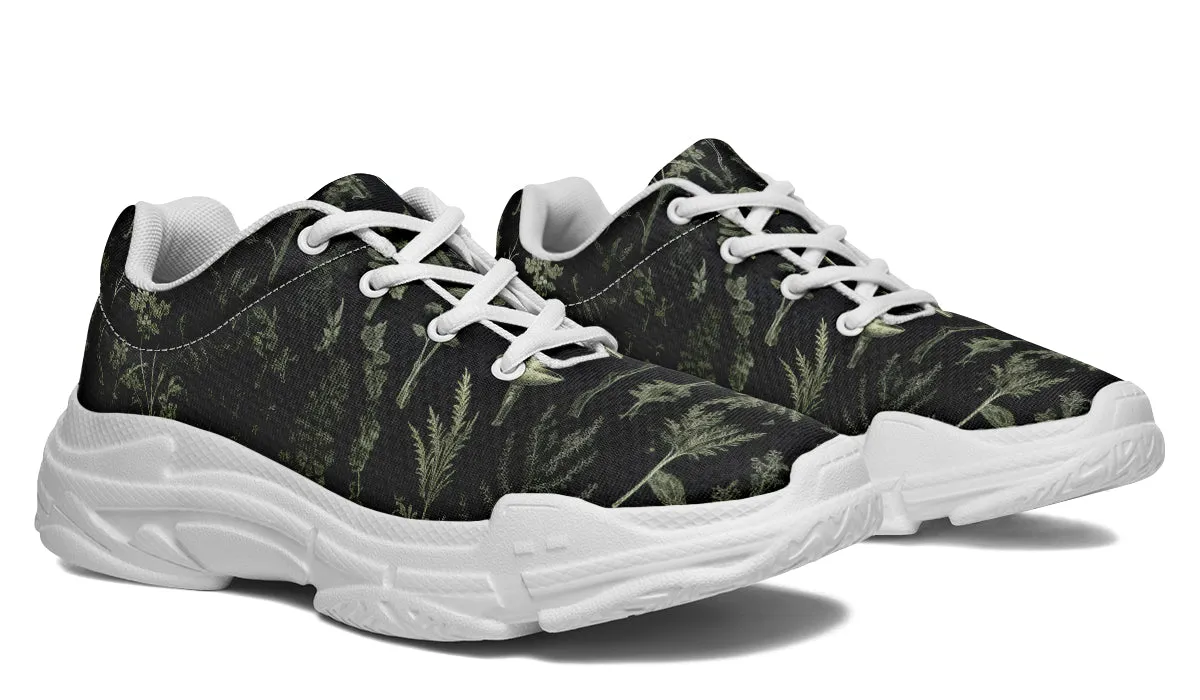 Autumn Memoir Chunky Sneakers - Light Breathable and Comfortable Sports Shoes with Platform Soles