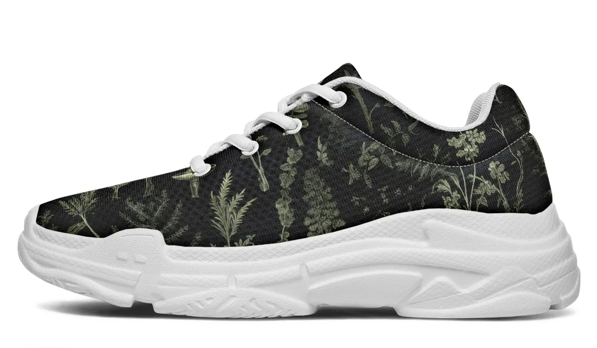 Autumn Memoir Chunky Sneakers - Light Breathable and Comfortable Sports Shoes with Platform Soles