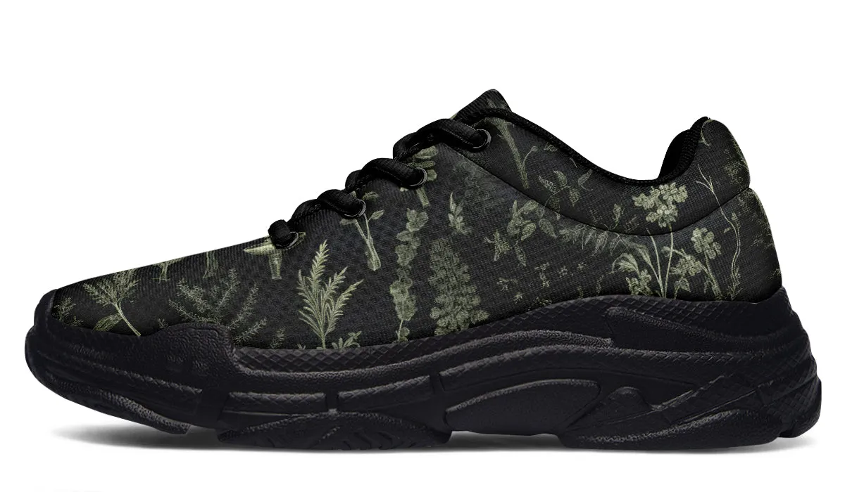 Autumn Memoir Chunky Sneakers - Light Breathable and Comfortable Sports Shoes with Platform Soles