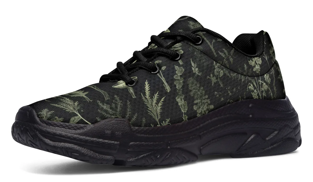 Autumn Memoir Chunky Sneakers - Light Breathable and Comfortable Sports Shoes with Platform Soles