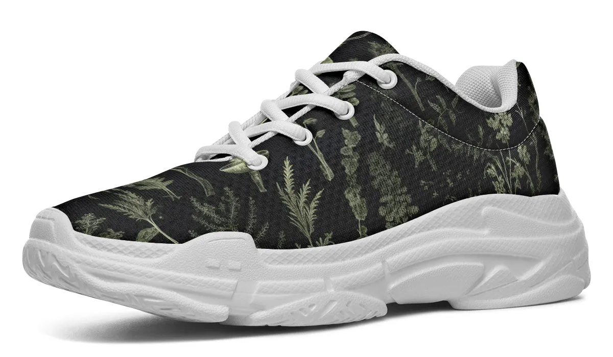 Autumn Memoir Chunky Sneakers - Light Breathable and Comfortable Sports Shoes with Platform Soles
