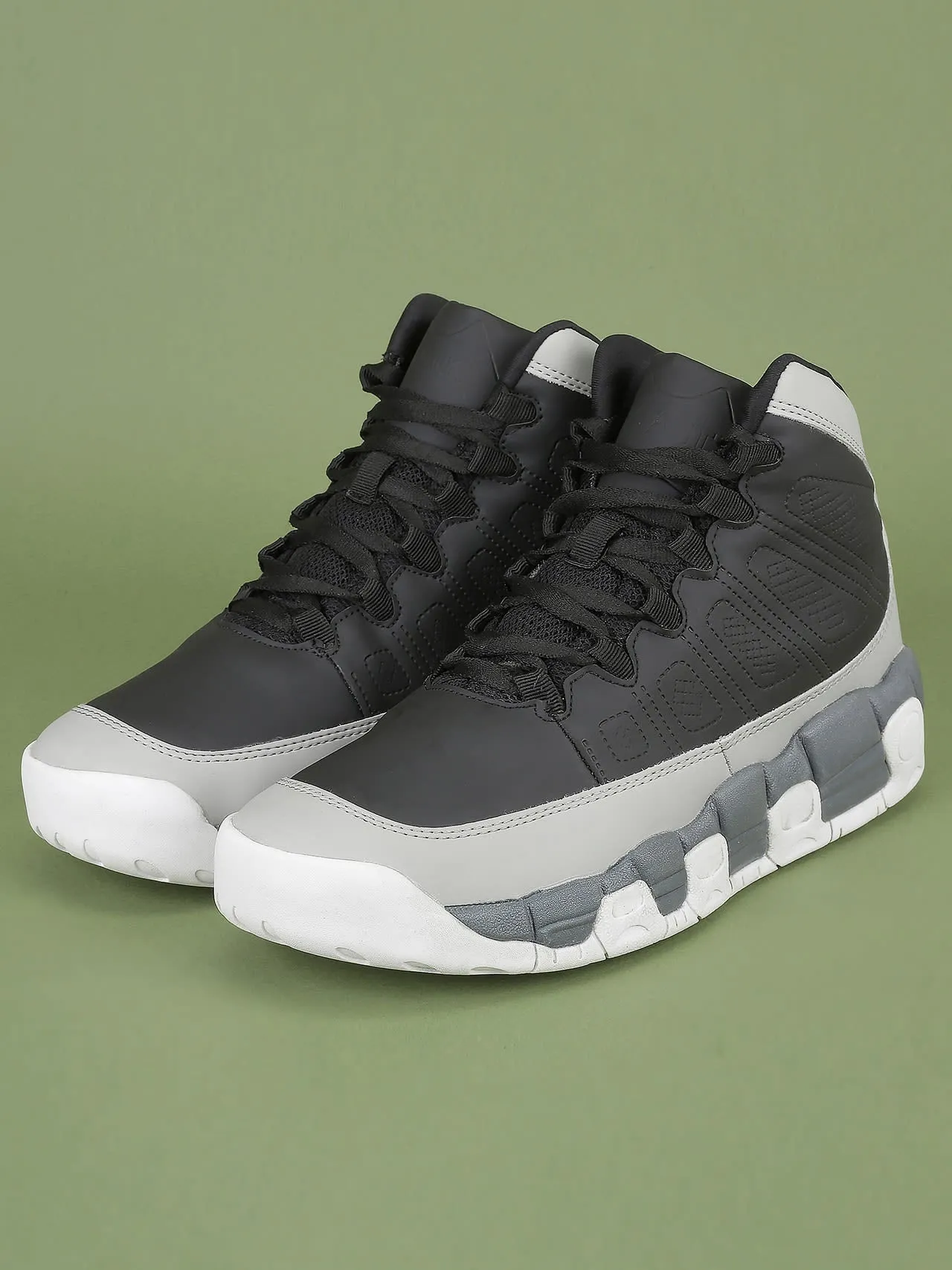 Avant Men's Regal Sneaker Shoes - Grey/Black