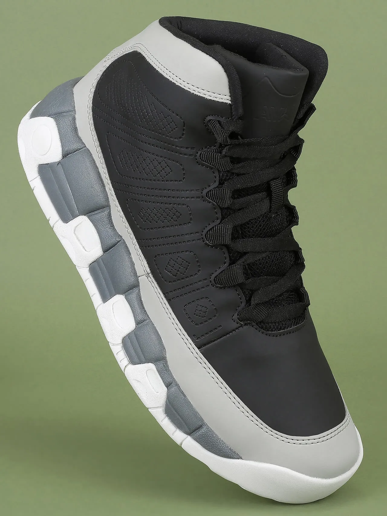 Avant Men's Regal Sneaker Shoes - Grey/Black