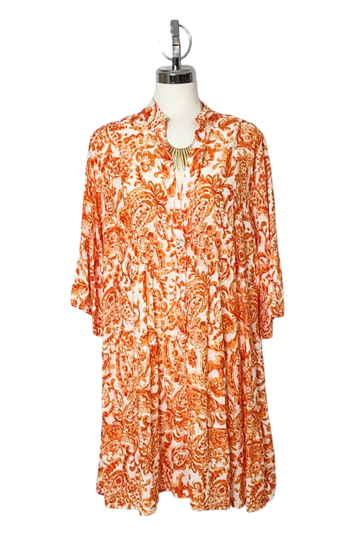 Babydoll dress with ruffle Sleeve