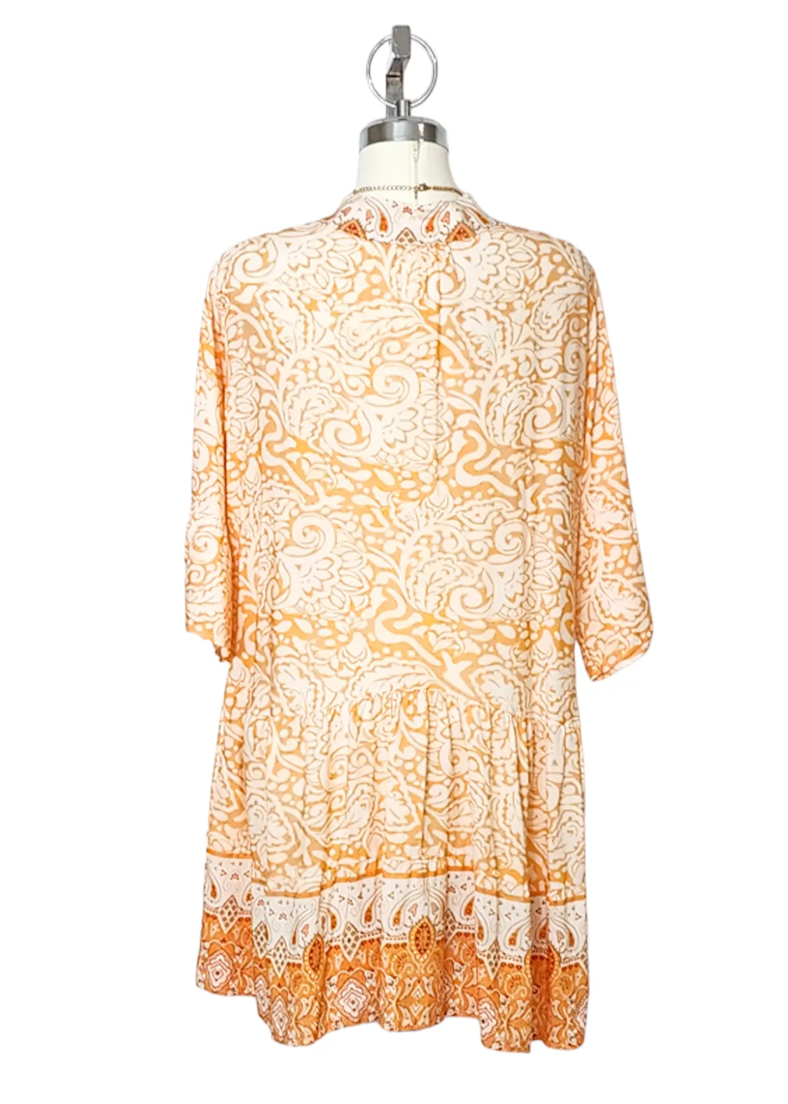 Babydoll dress with ruffle Sleeve