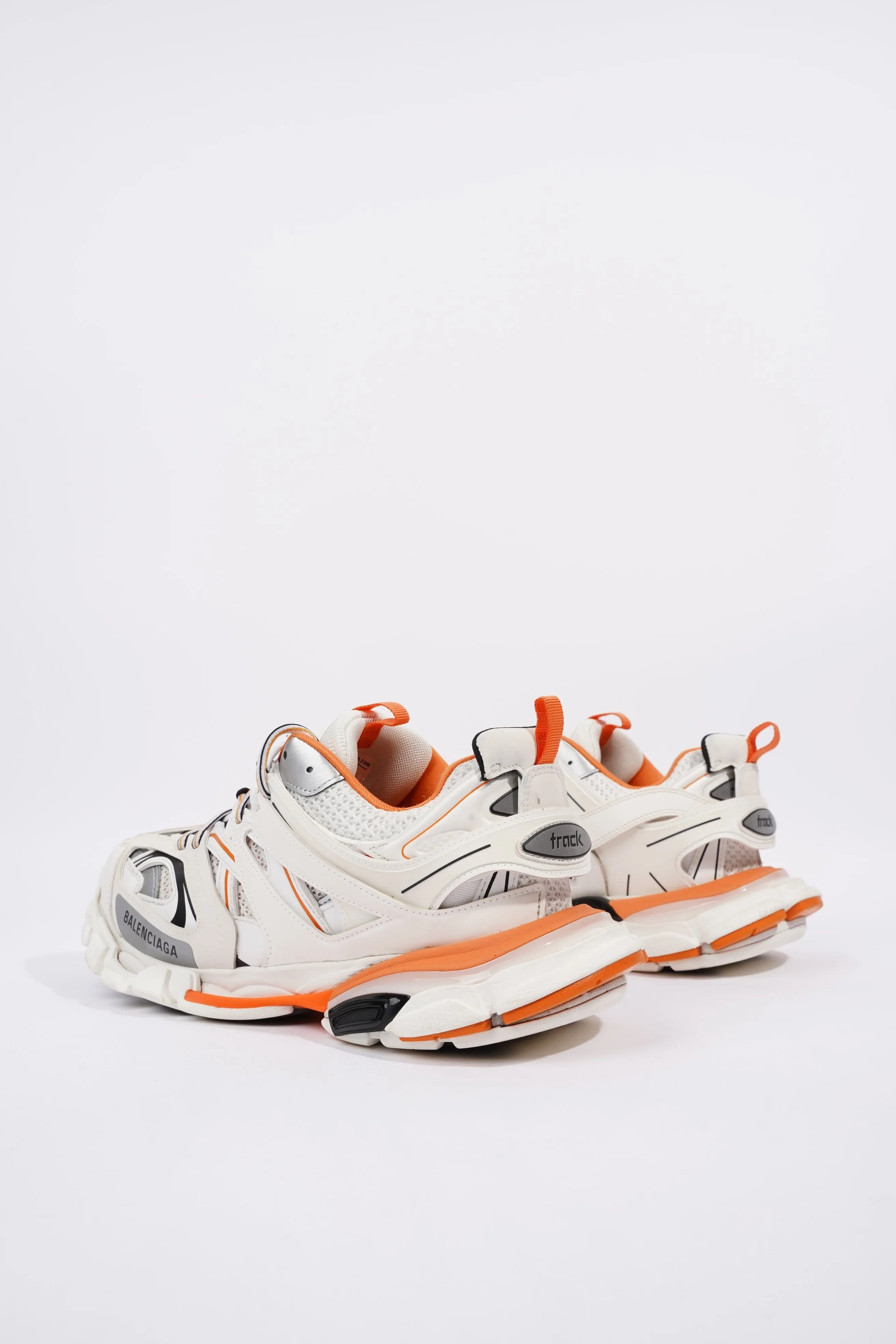 Balenciaga Mens Track White / Orange EU 43 / UK 9