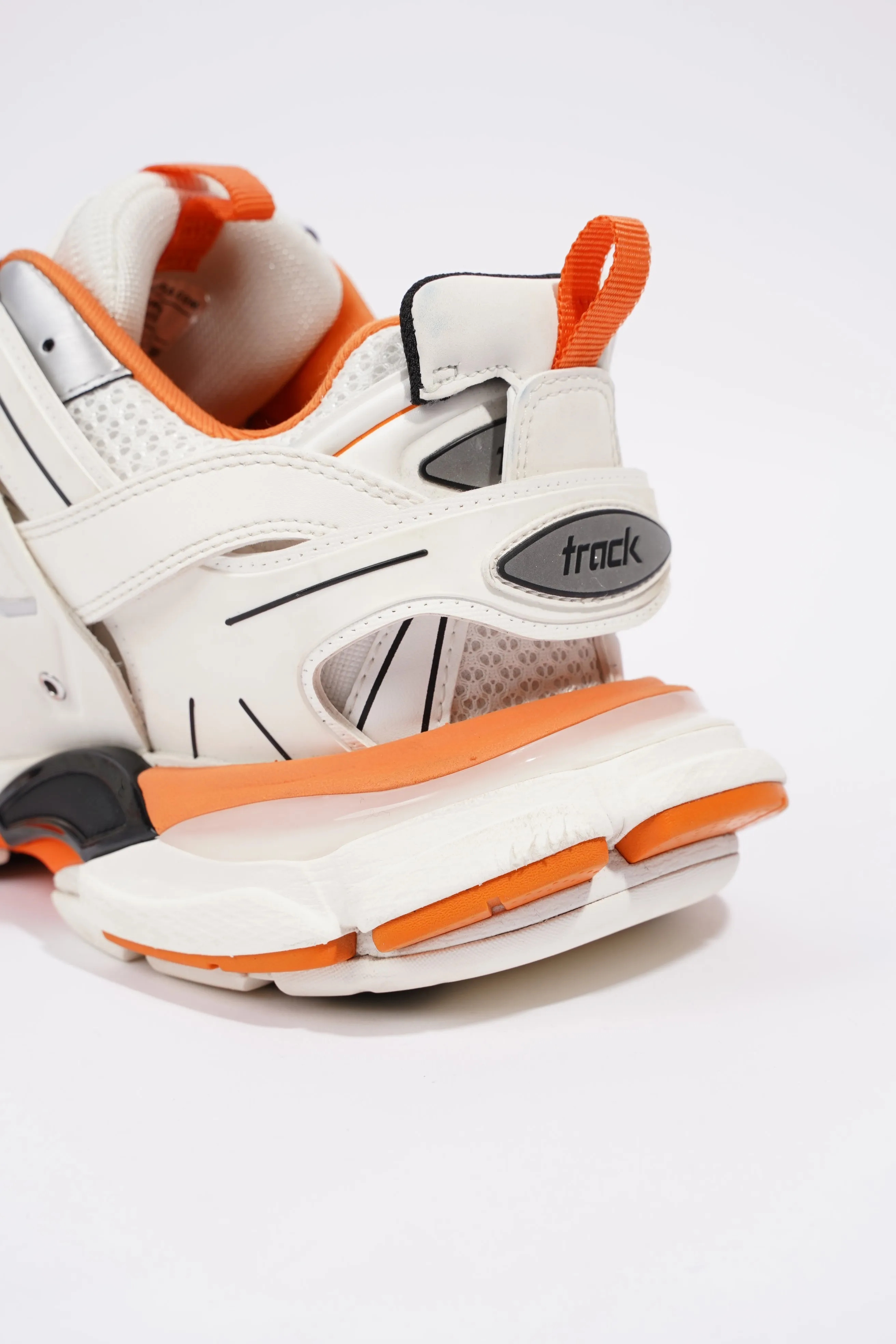 Balenciaga Mens Track White / Orange EU 43 / UK 9