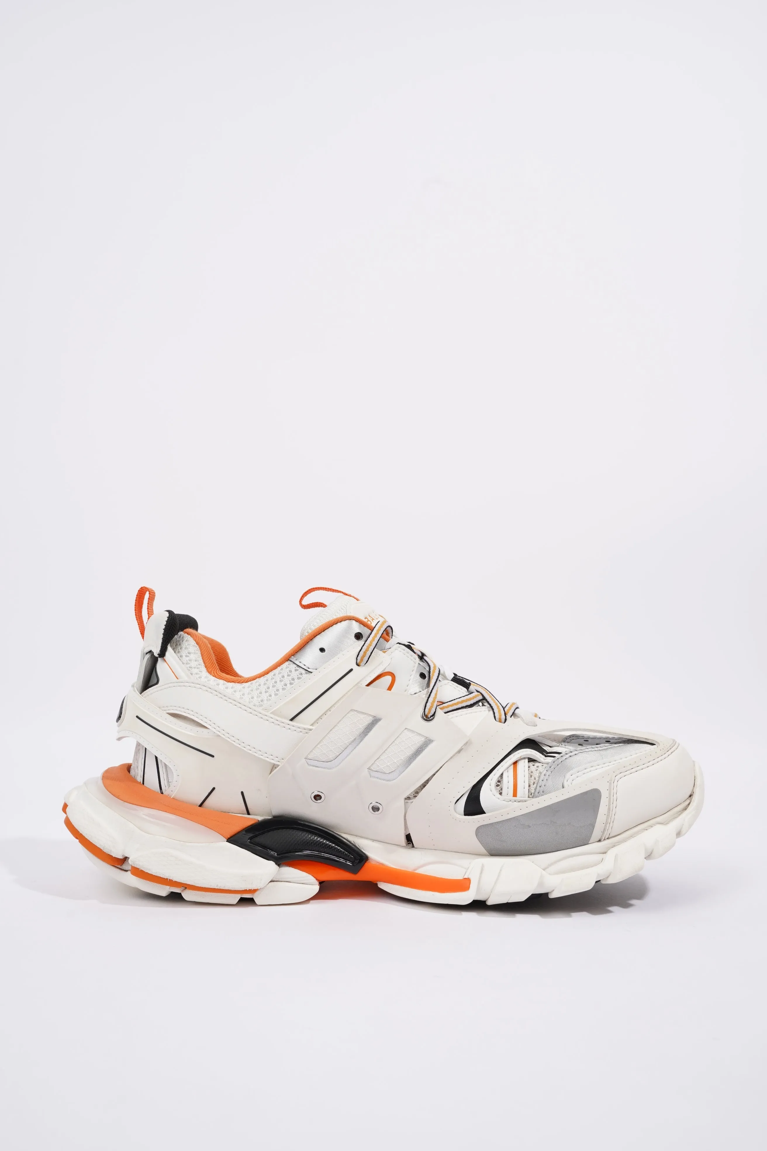 Balenciaga Mens Track White / Orange EU 43 / UK 9