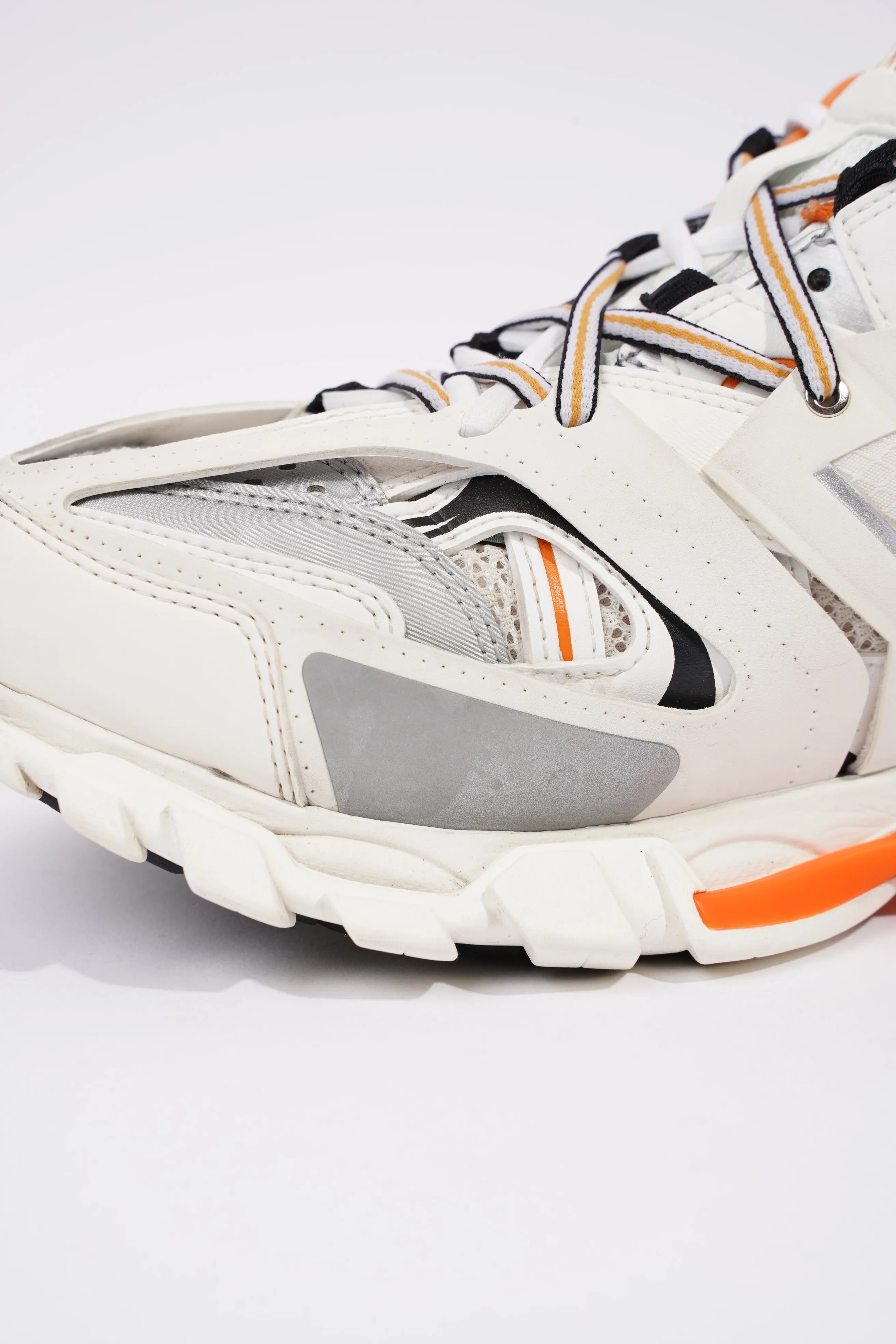 Balenciaga Mens Track White / Orange EU 43 / UK 9