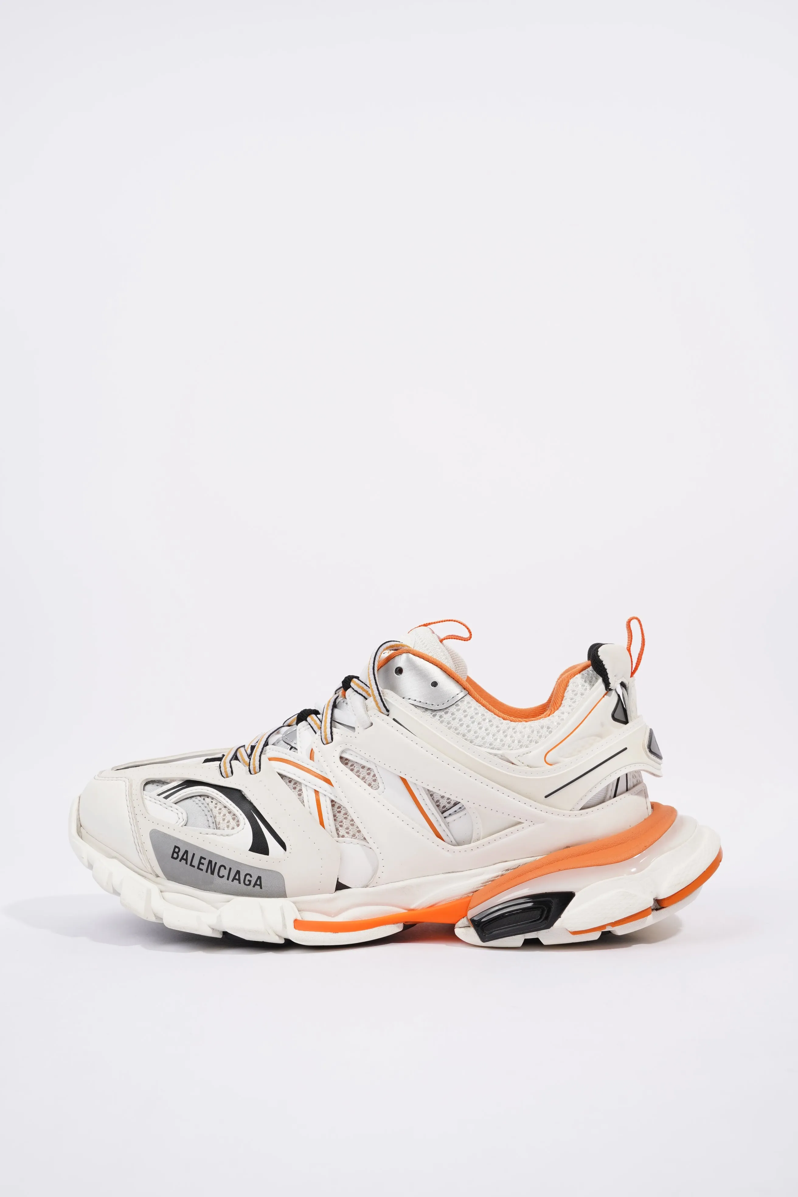 Balenciaga Mens Track White / Orange EU 43 / UK 9