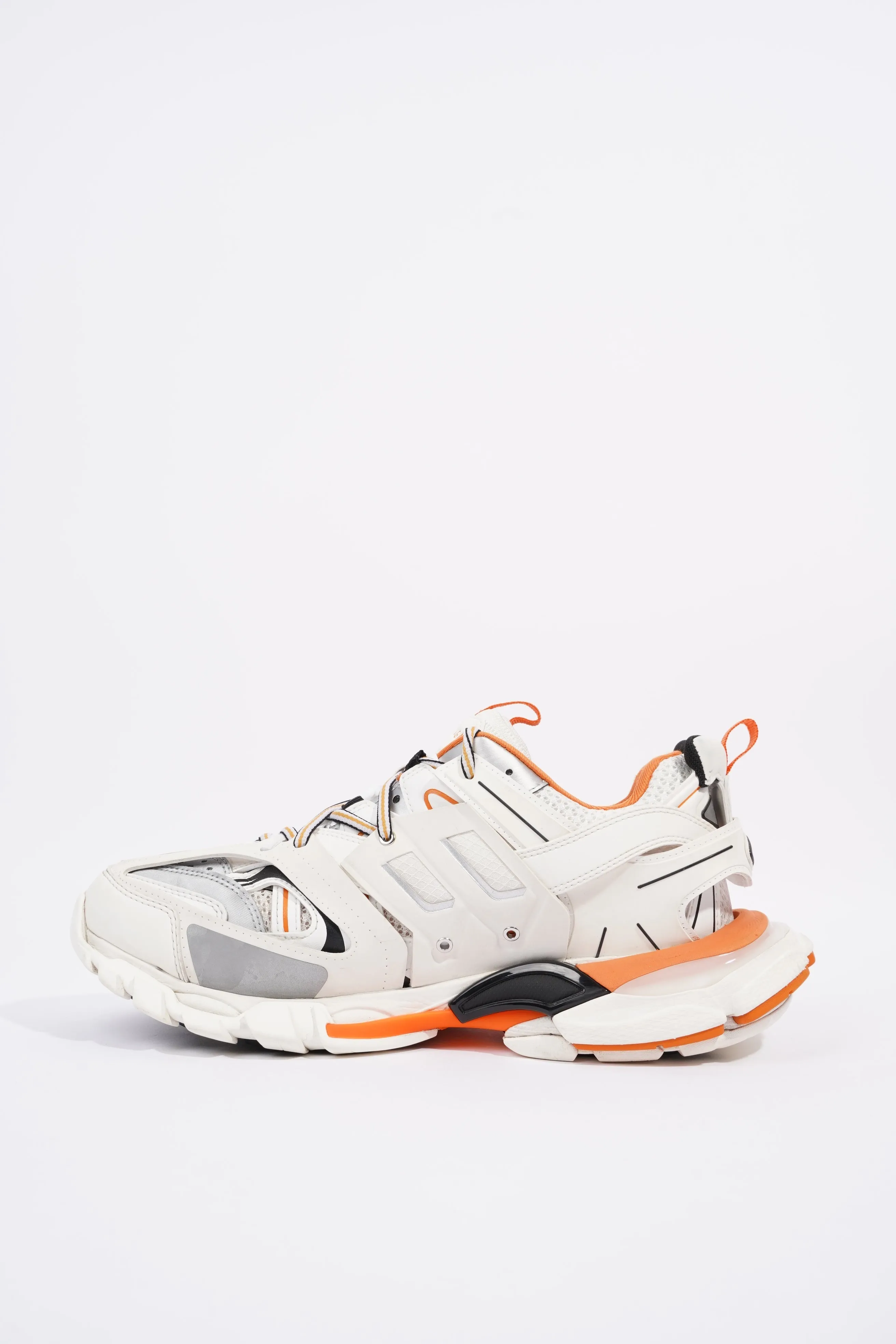 Balenciaga Mens Track White / Orange EU 43 / UK 9