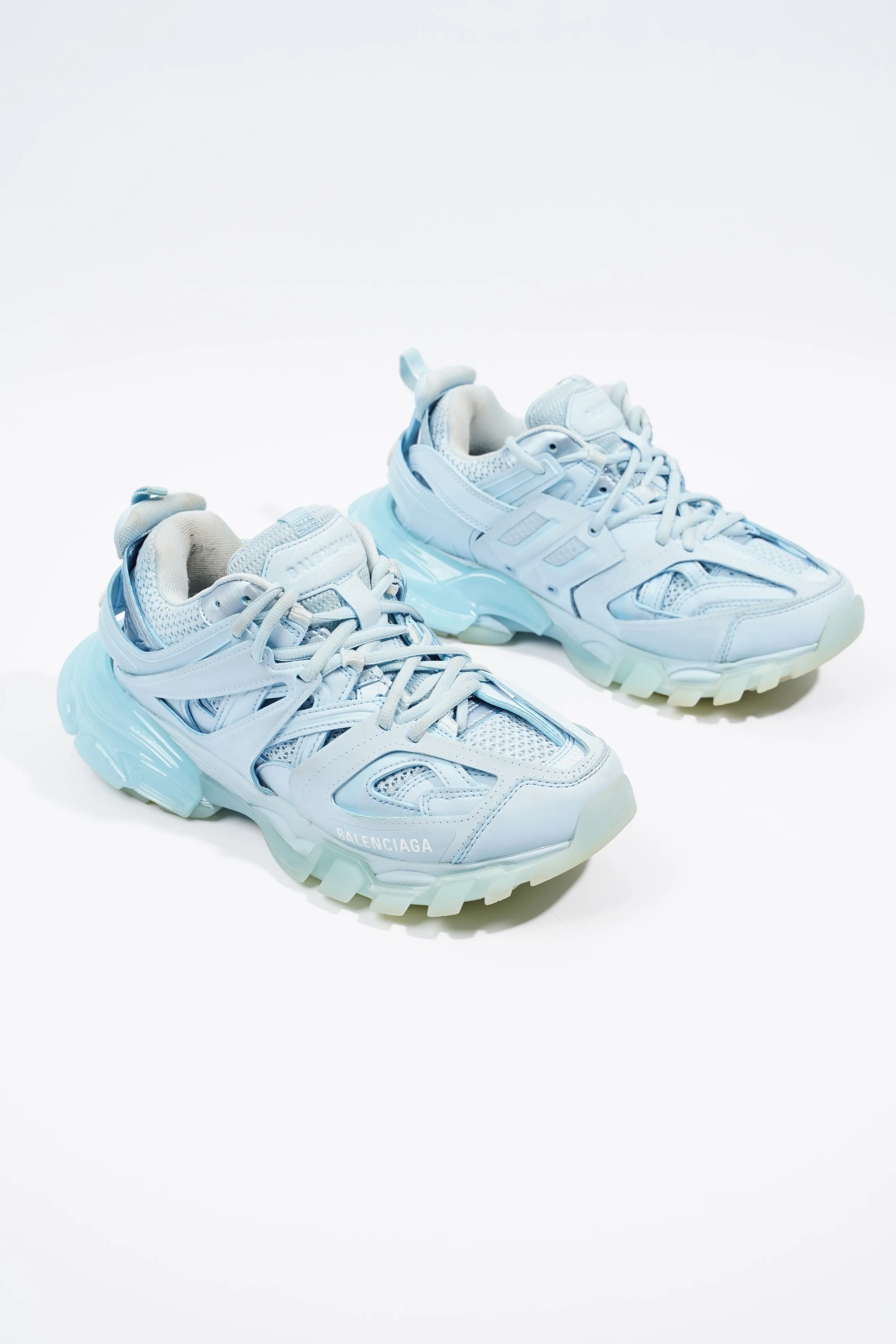 Balenciaga Track Baby Blue Clear Sole Mesh EU 38 UK 5