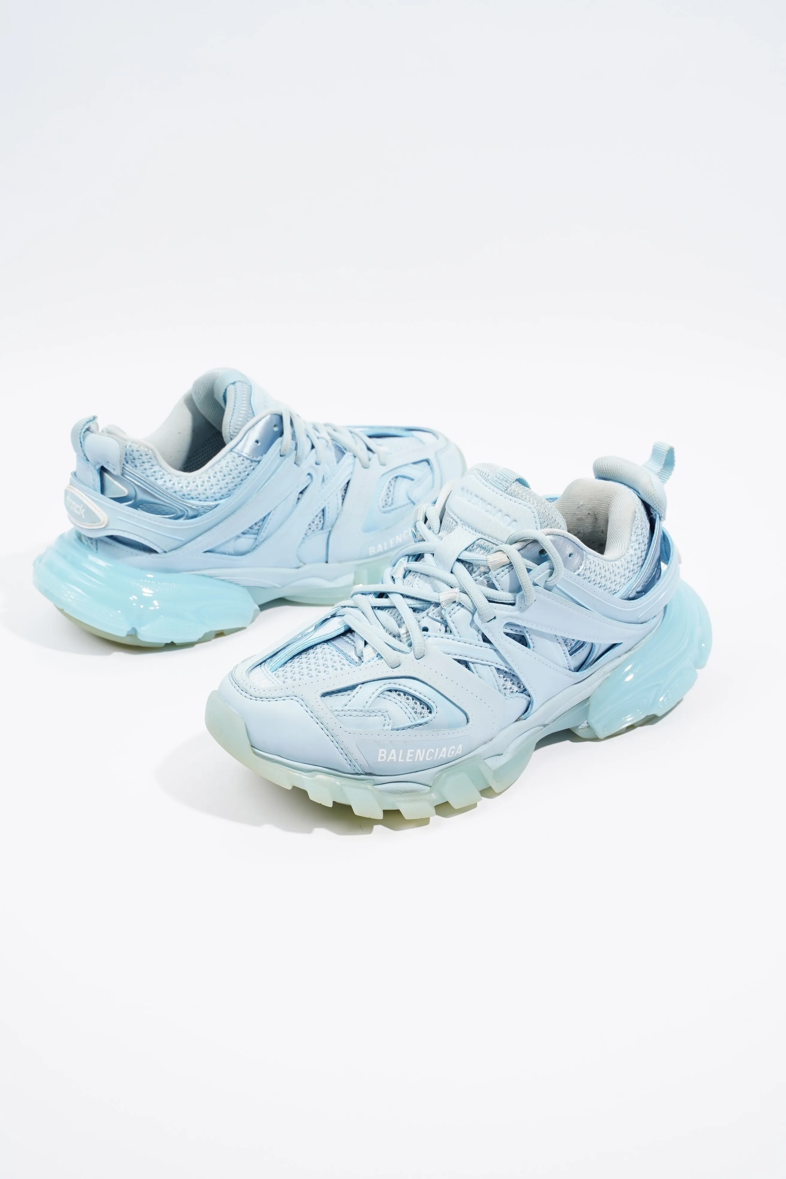 Balenciaga Track Baby Blue Clear Sole Mesh EU 38 UK 5