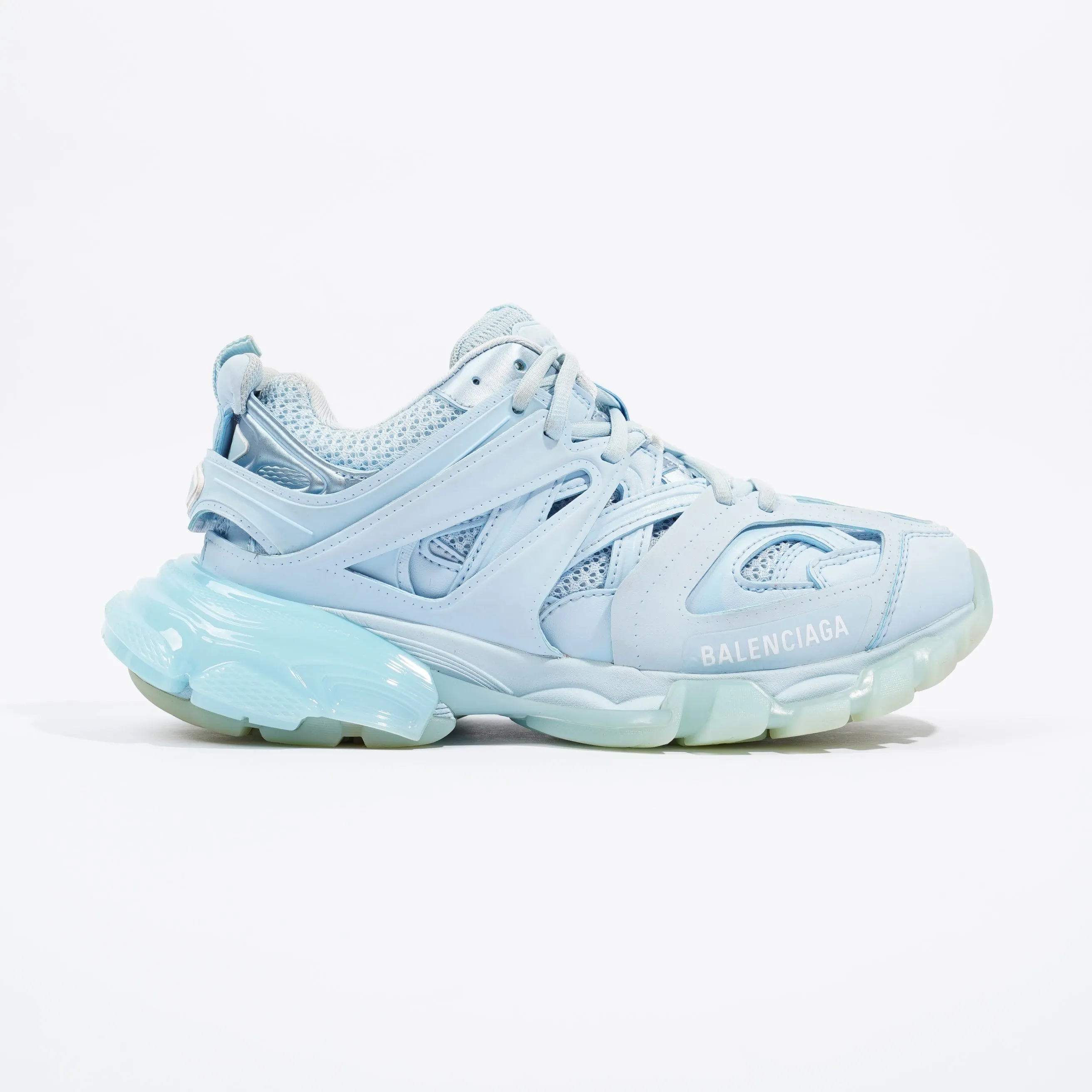 Balenciaga Track Baby Blue Clear Sole Mesh EU 38 UK 5