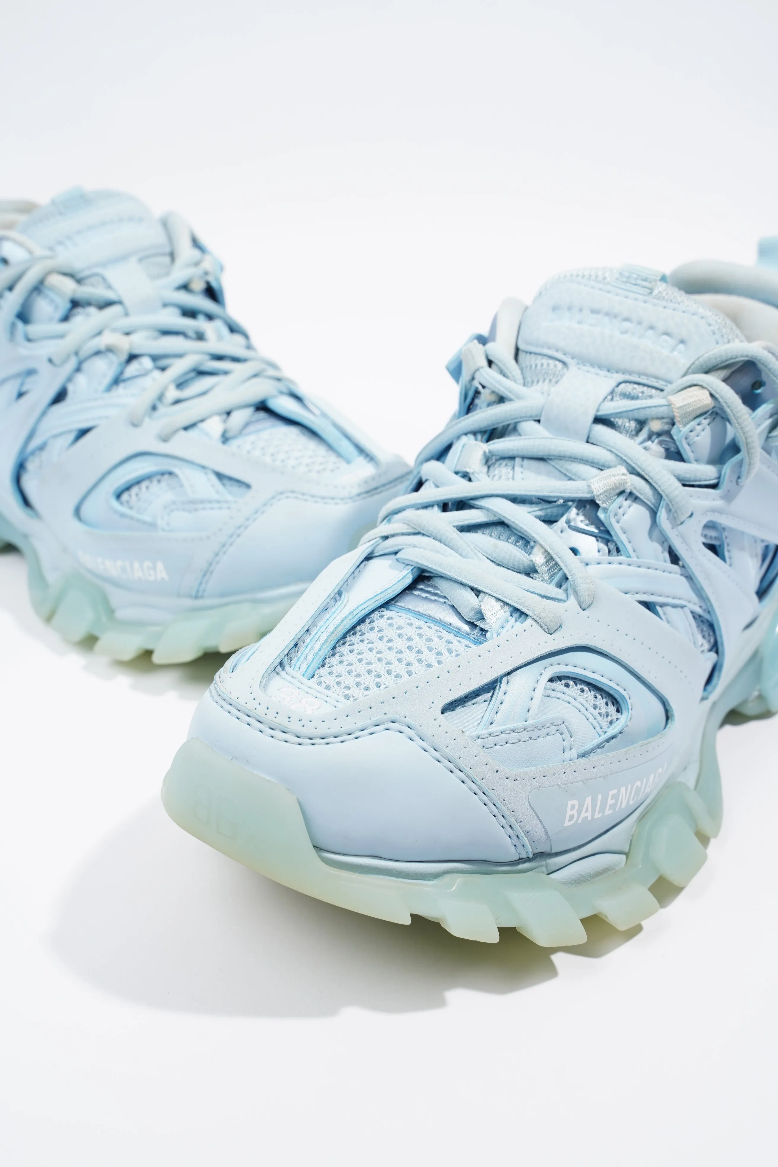 Balenciaga Track Baby Blue Clear Sole Mesh EU 38 UK 5