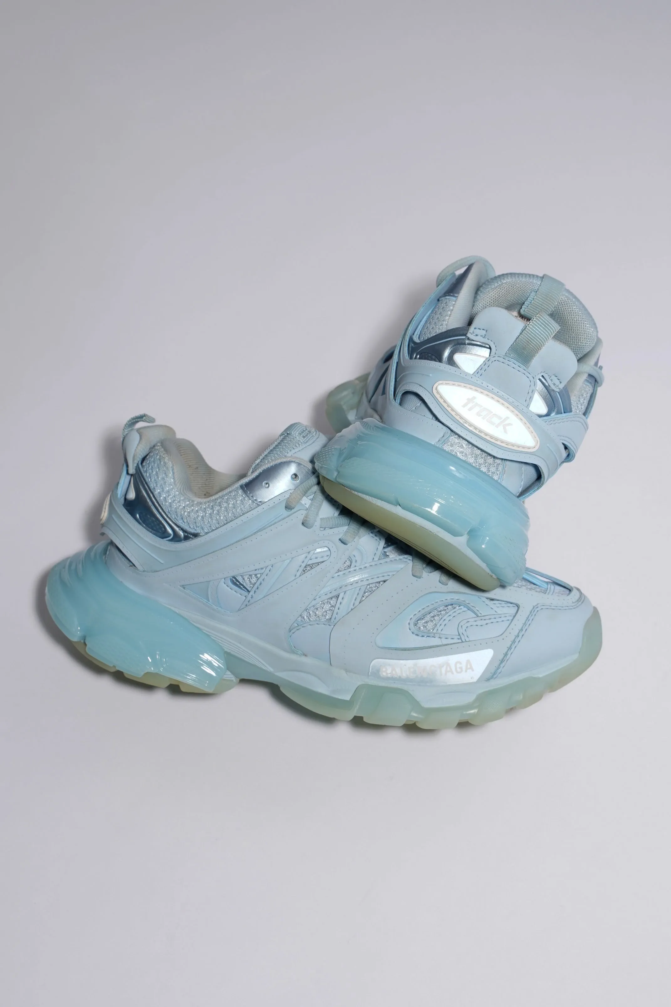 Balenciaga Track Baby Blue Clear Sole Mesh EU 38 UK 5
