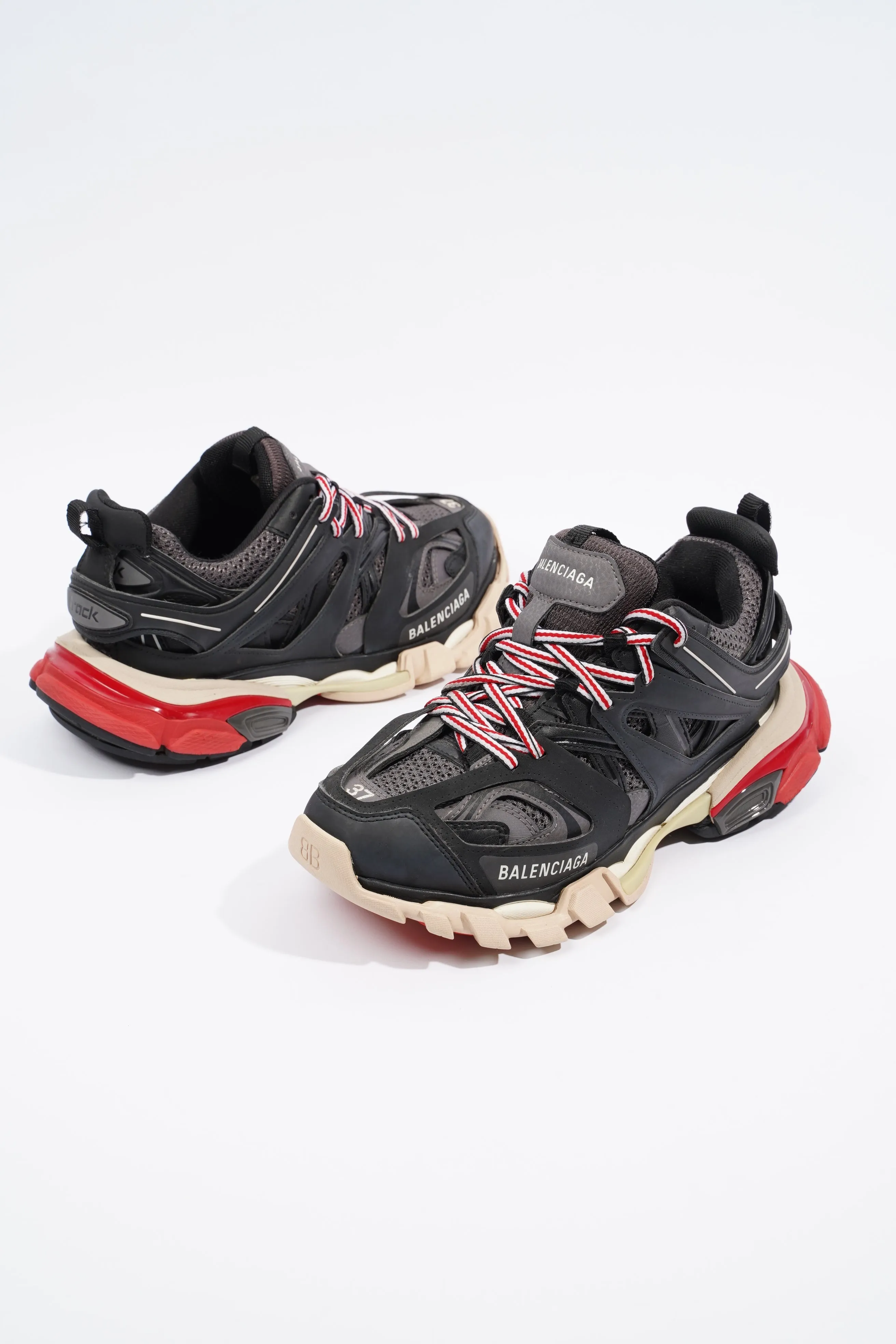 Balenciaga Track Black / Grey / Red EU 37 / UK 4