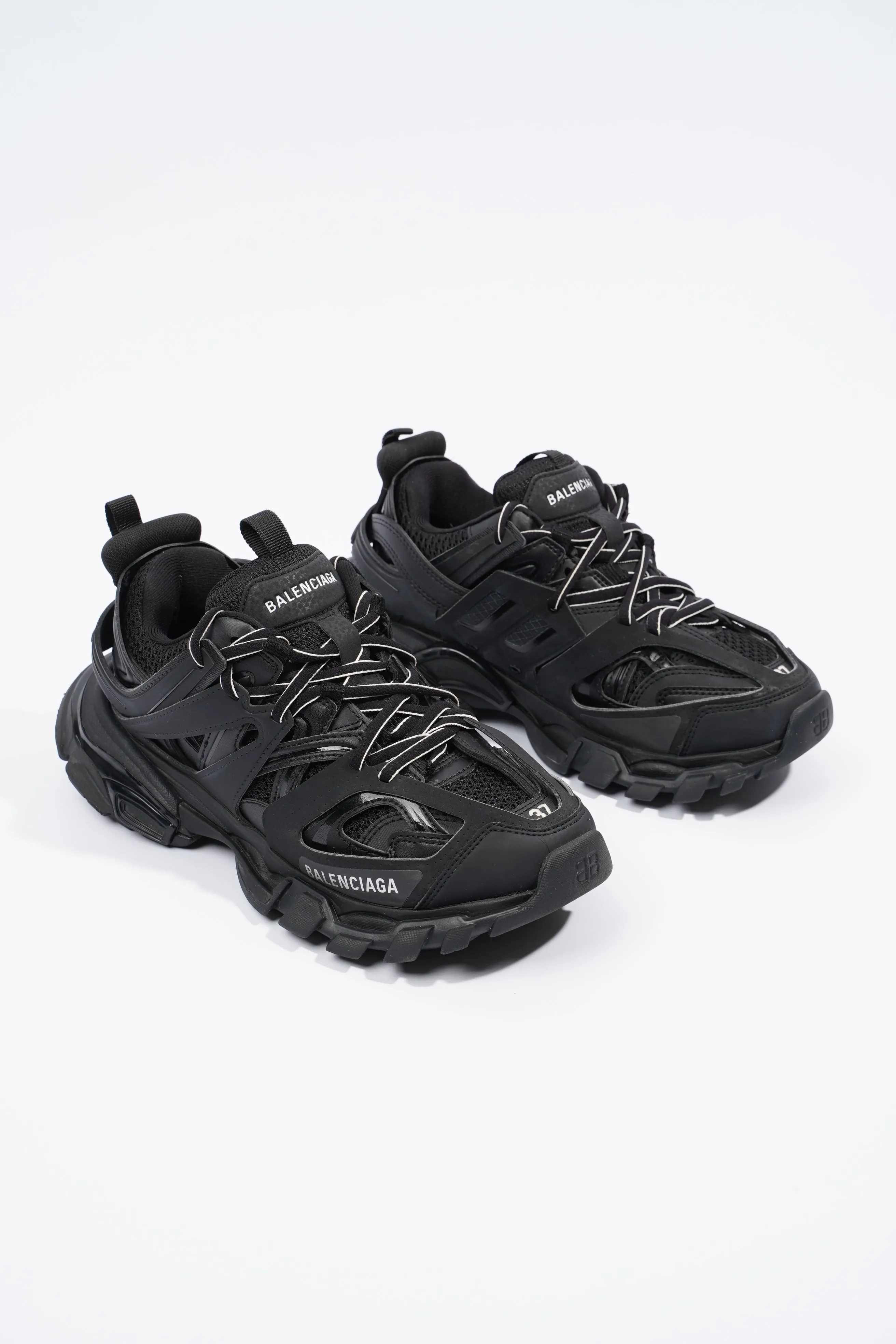 Balenciaga Track Black Mesh EU 37 UK 4