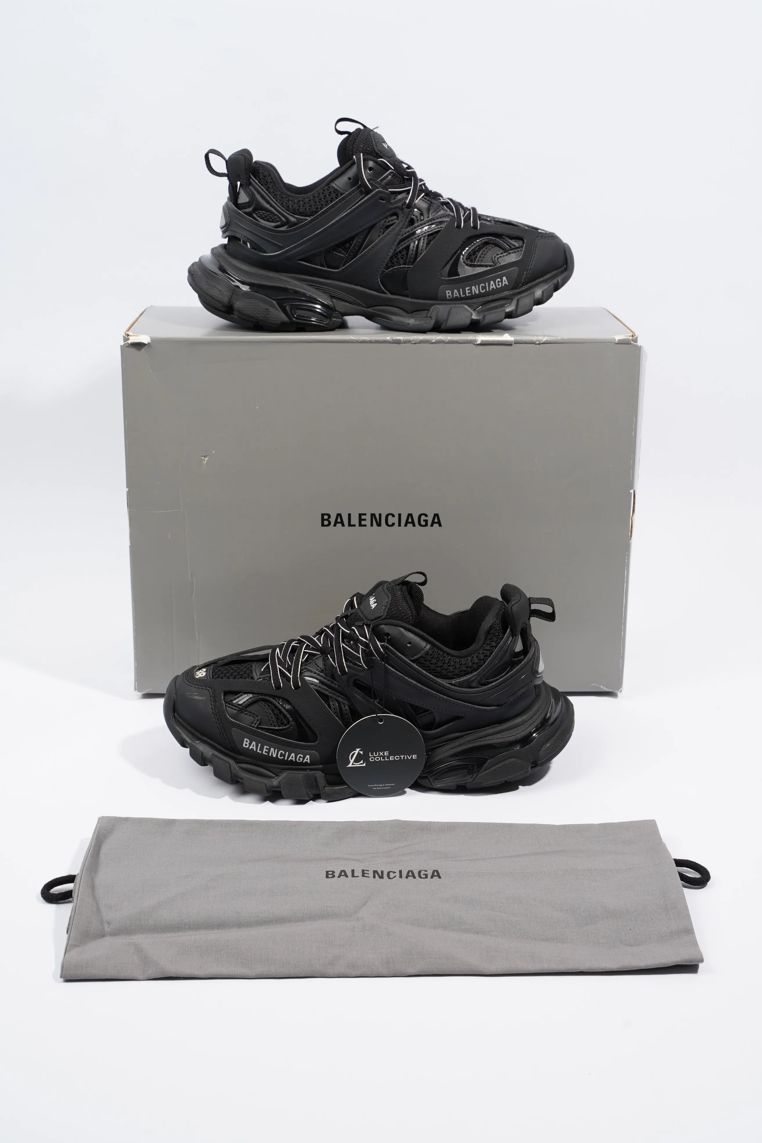 Balenciaga Track Black Mesh EU 37 UK 4