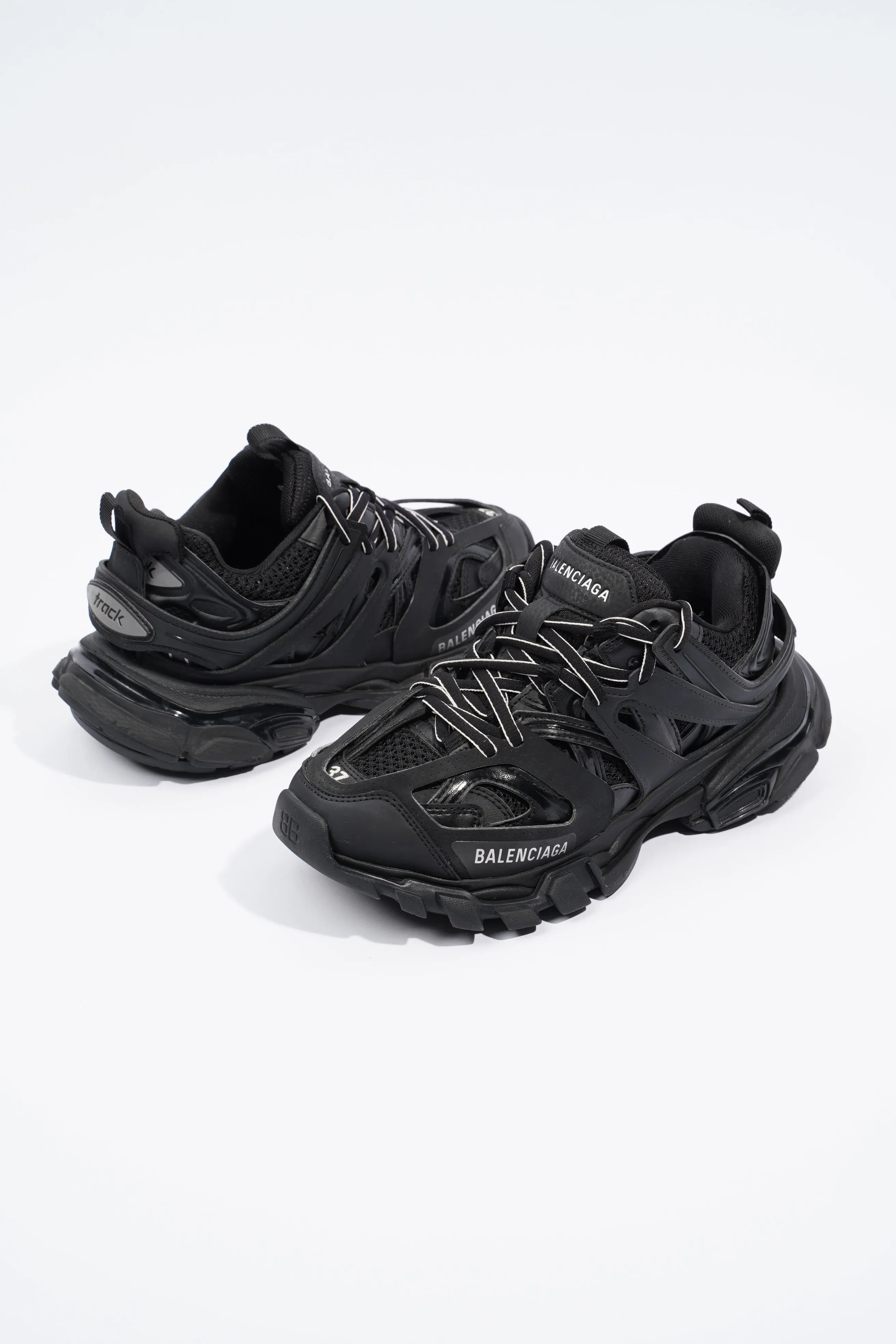 Balenciaga Track Black Mesh EU 37 UK 4