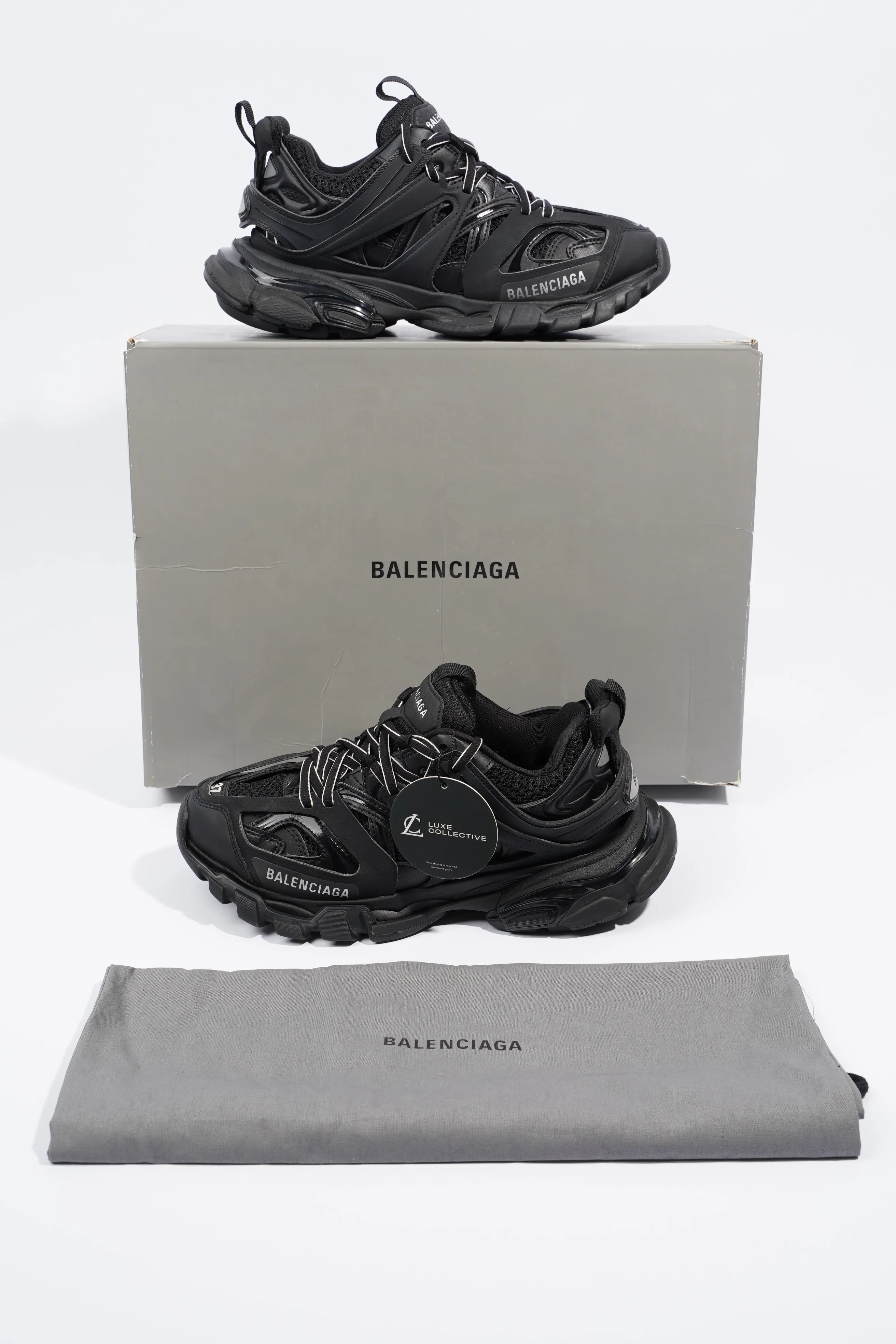 Balenciaga Track Black Mesh EU 37 UK 4