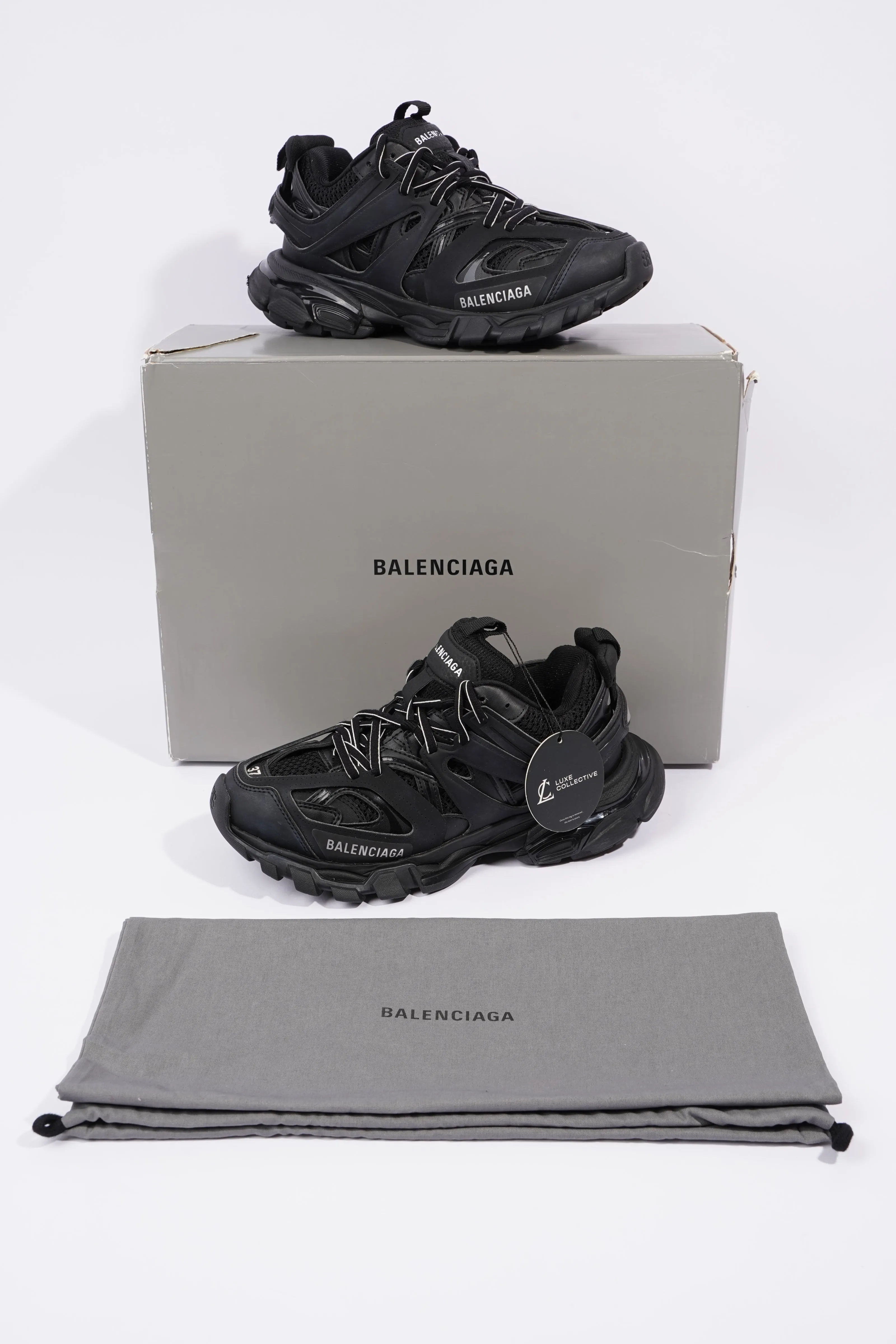 Balenciaga Track Black Mesh EU 38 UK 5