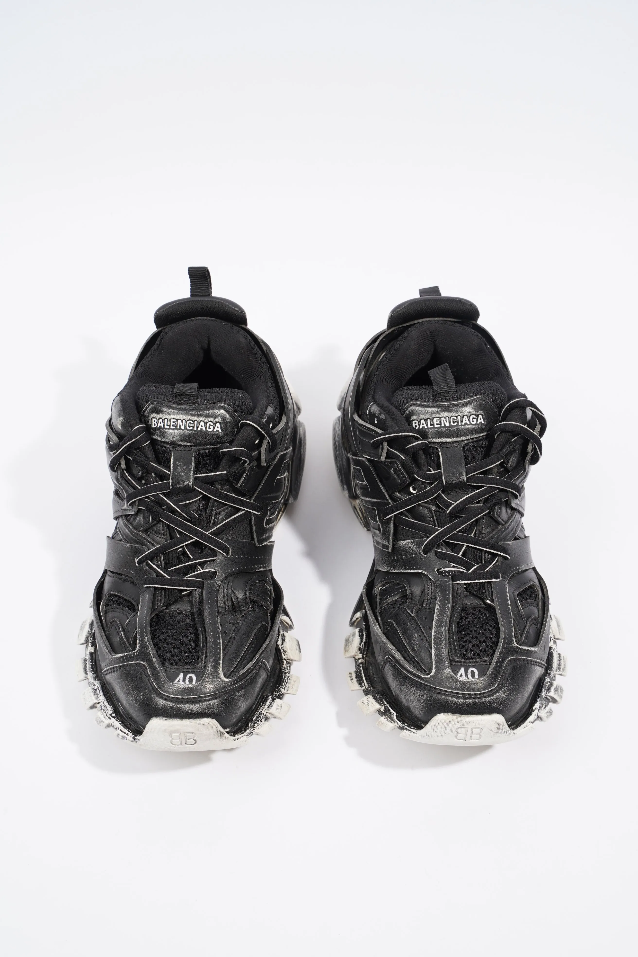 Balenciaga Track Black / White Mesh EU 40 UK 6