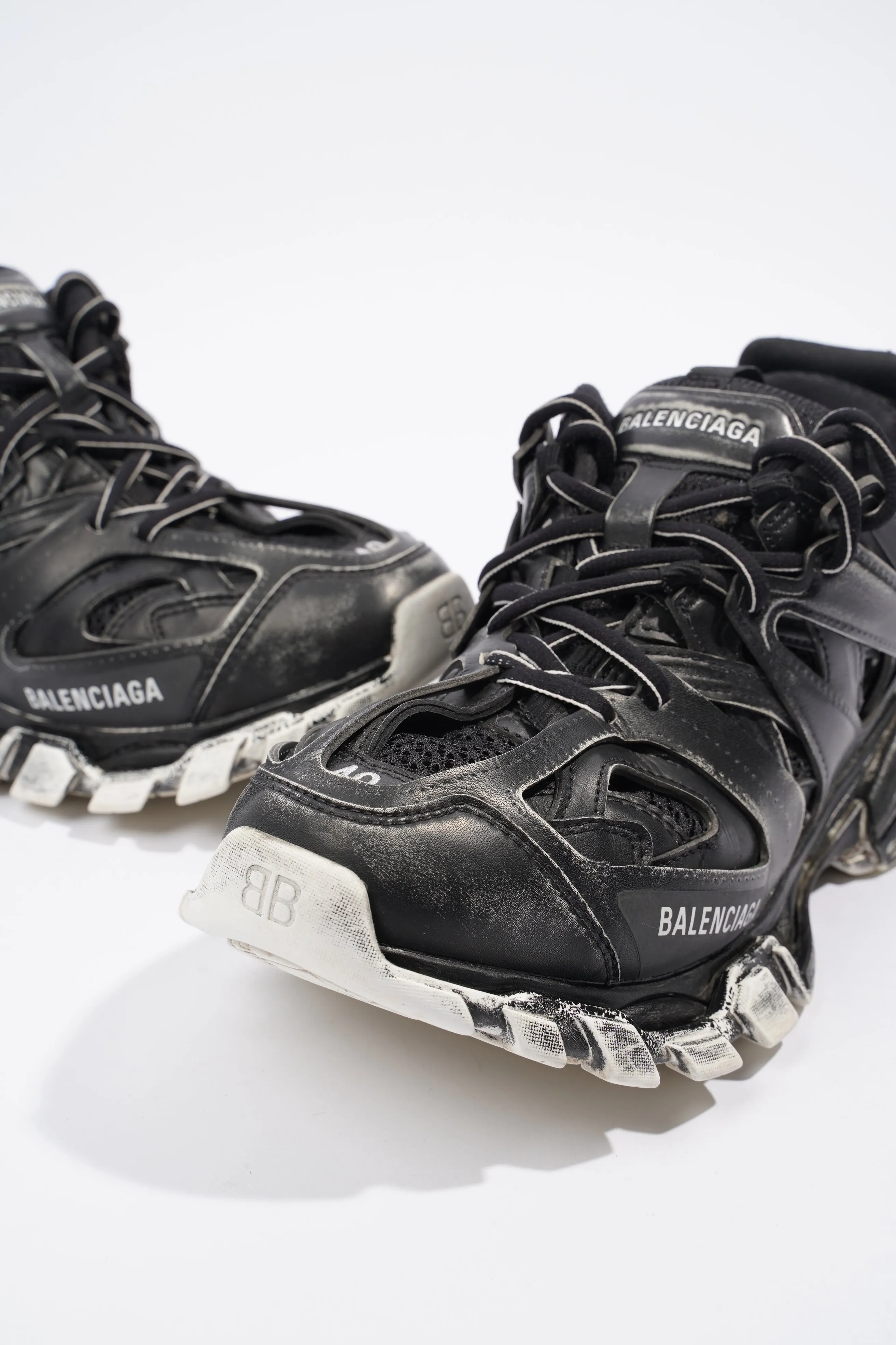 Balenciaga Track Black / White Mesh EU 40 UK 6
