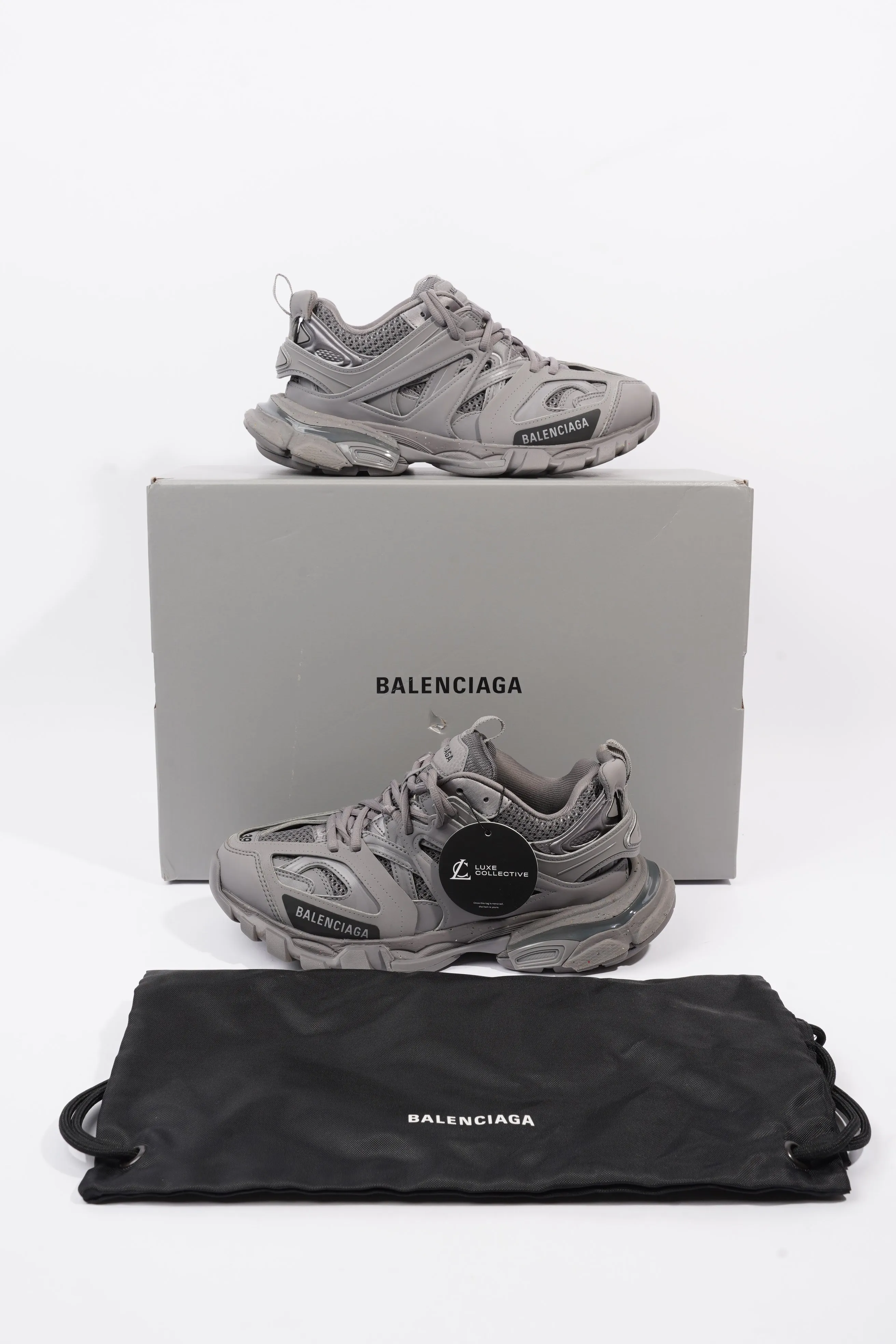 Balenciaga Track Grey Mesh EU 39 UK 6
