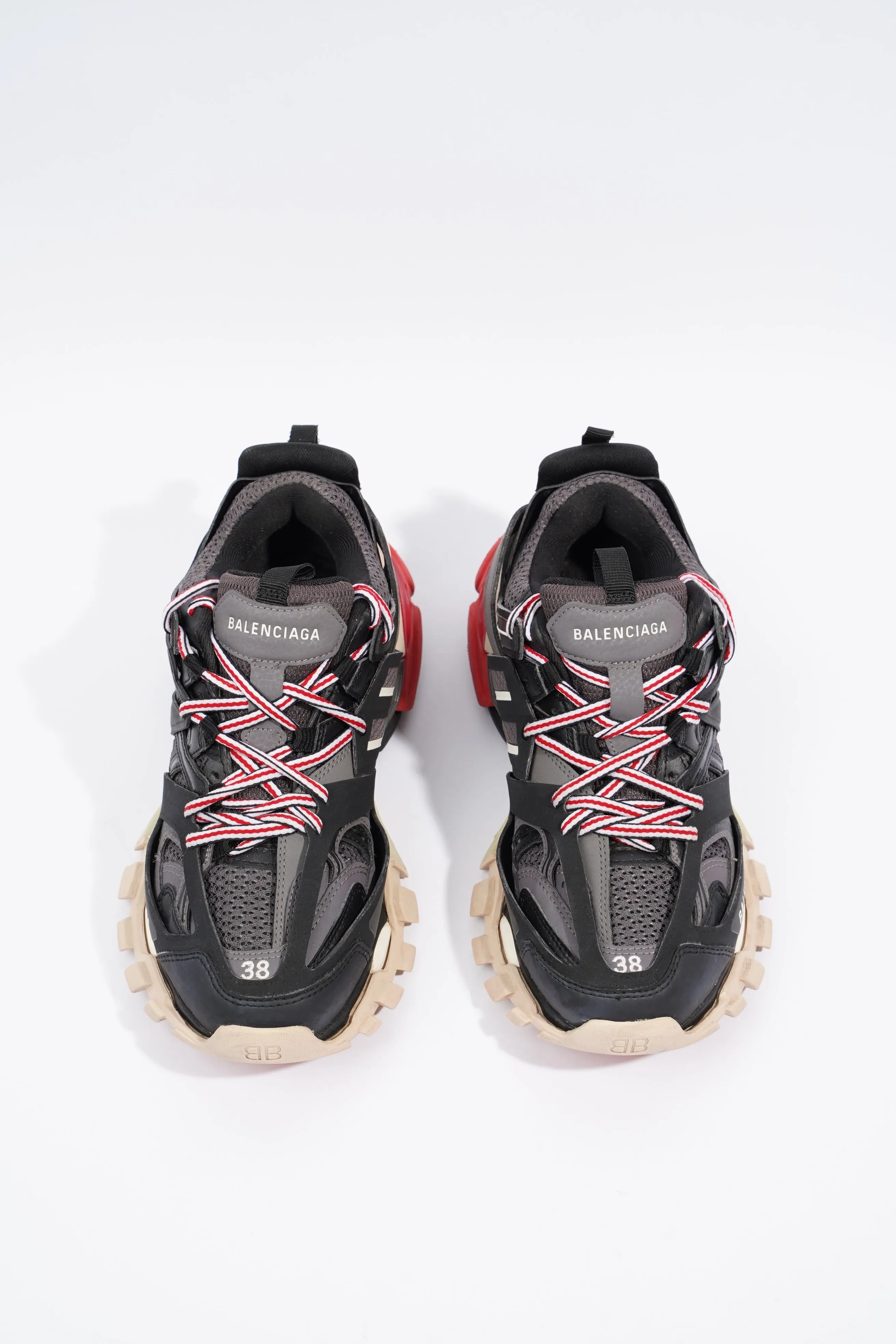 Balenciaga Track Navy / White / Red Mesh EU 38 UK 5