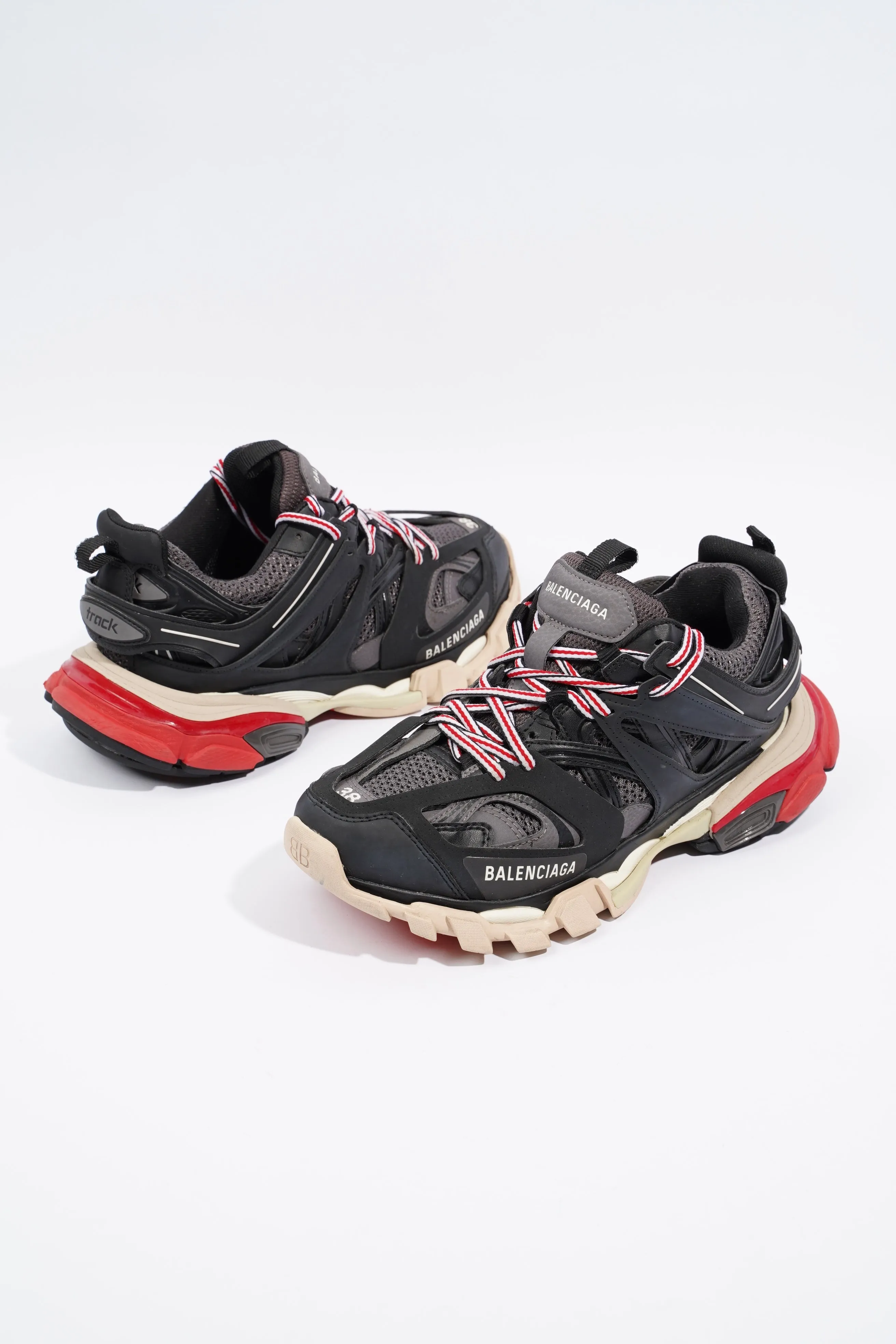 Balenciaga Track Navy / White / Red Mesh EU 38 UK 5