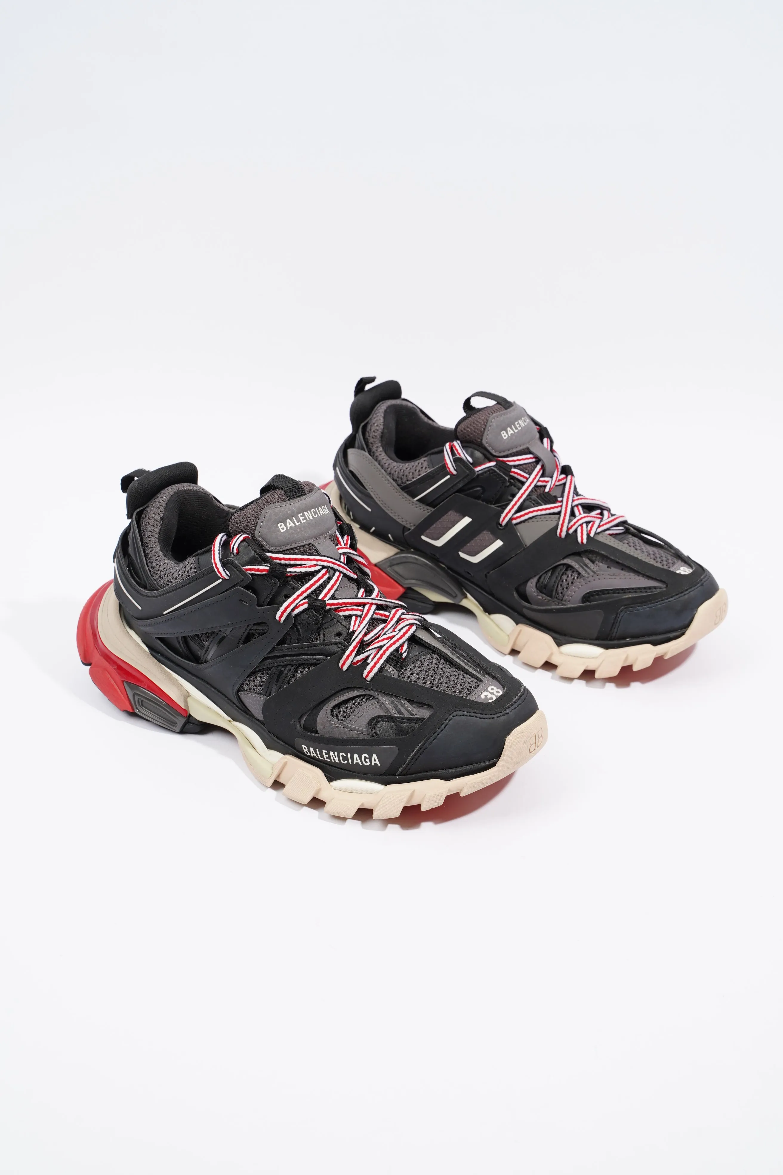 Balenciaga Track Navy / White / Red Mesh EU 38 UK 5