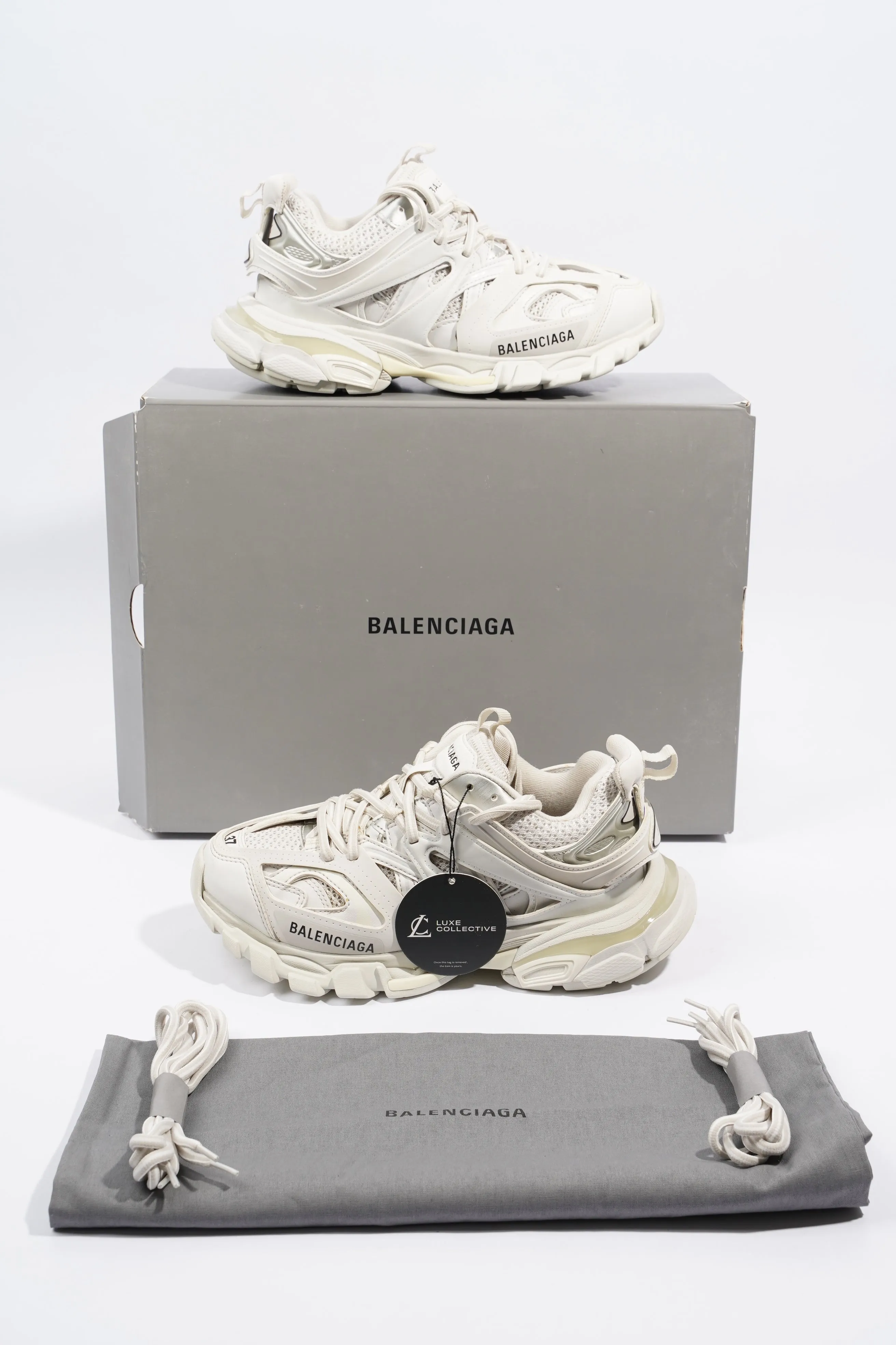Balenciaga Track White Mesh EU 37 UK 4