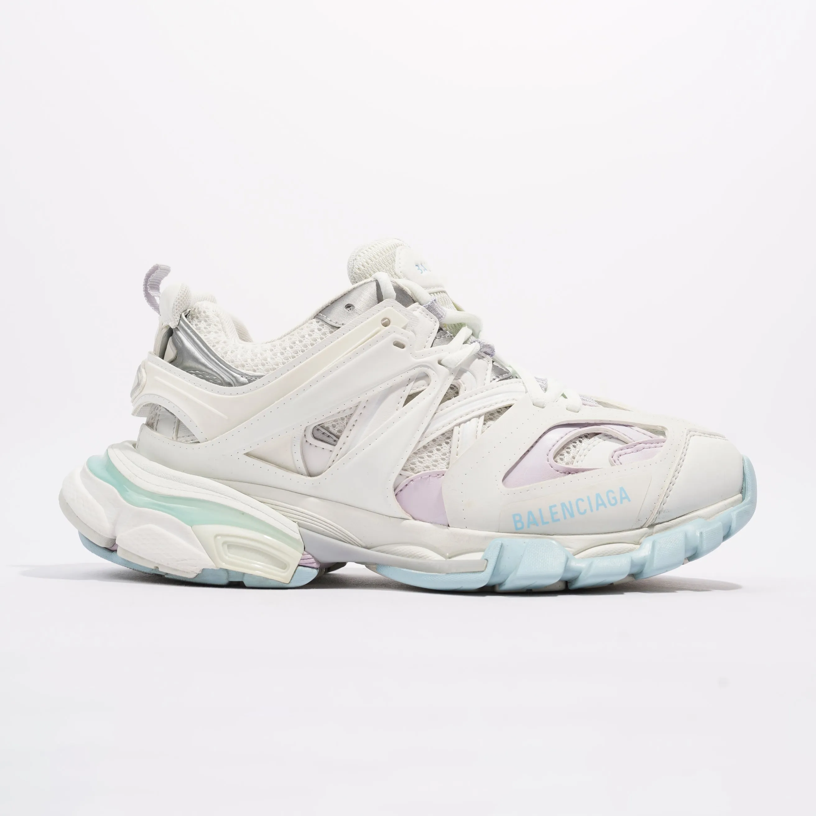 Balenciaga Track White / Pink / Blue Mesh EU 38 UK 5
