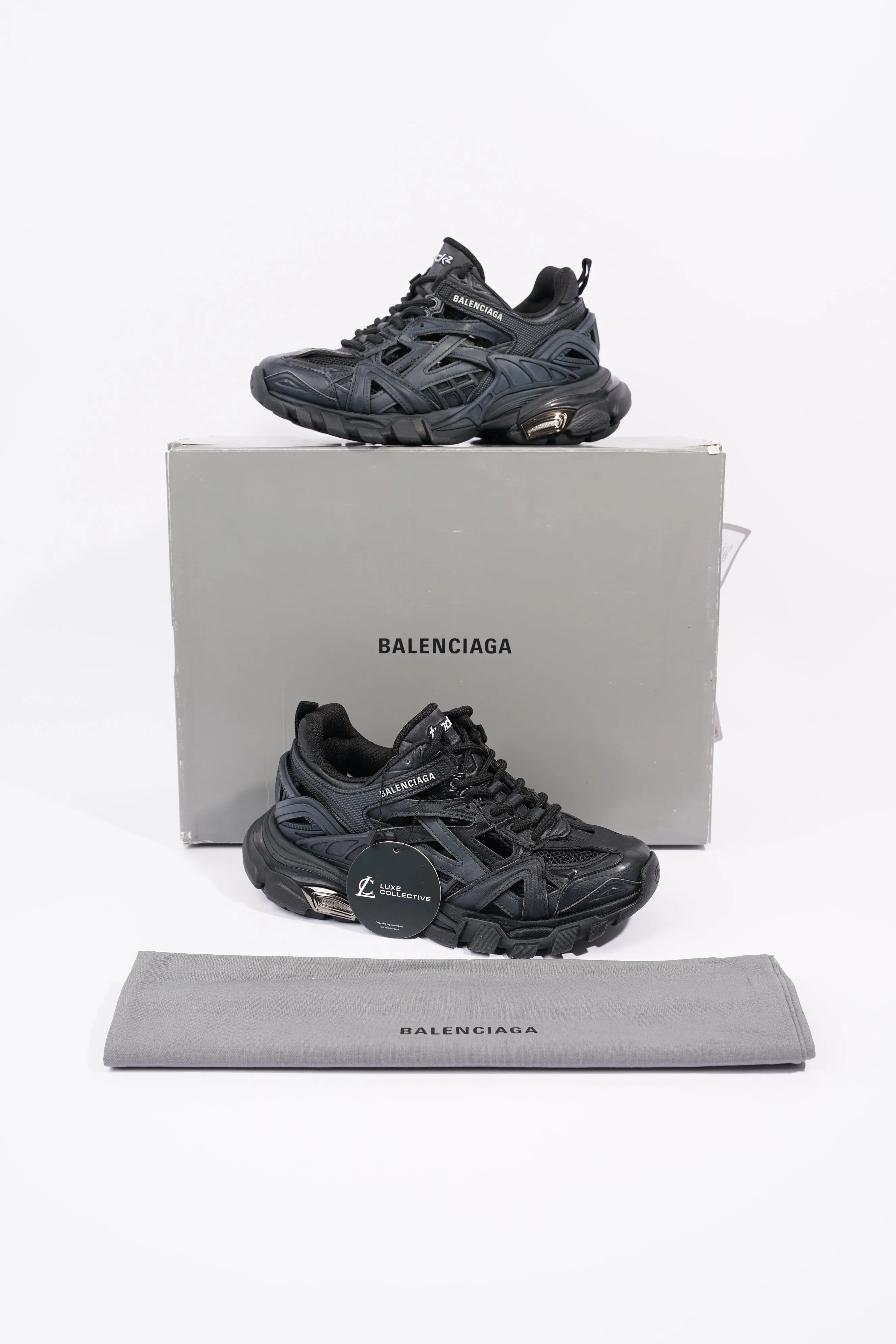 Balenciaga Womens Track 2 Black EU 35 / UK 2
