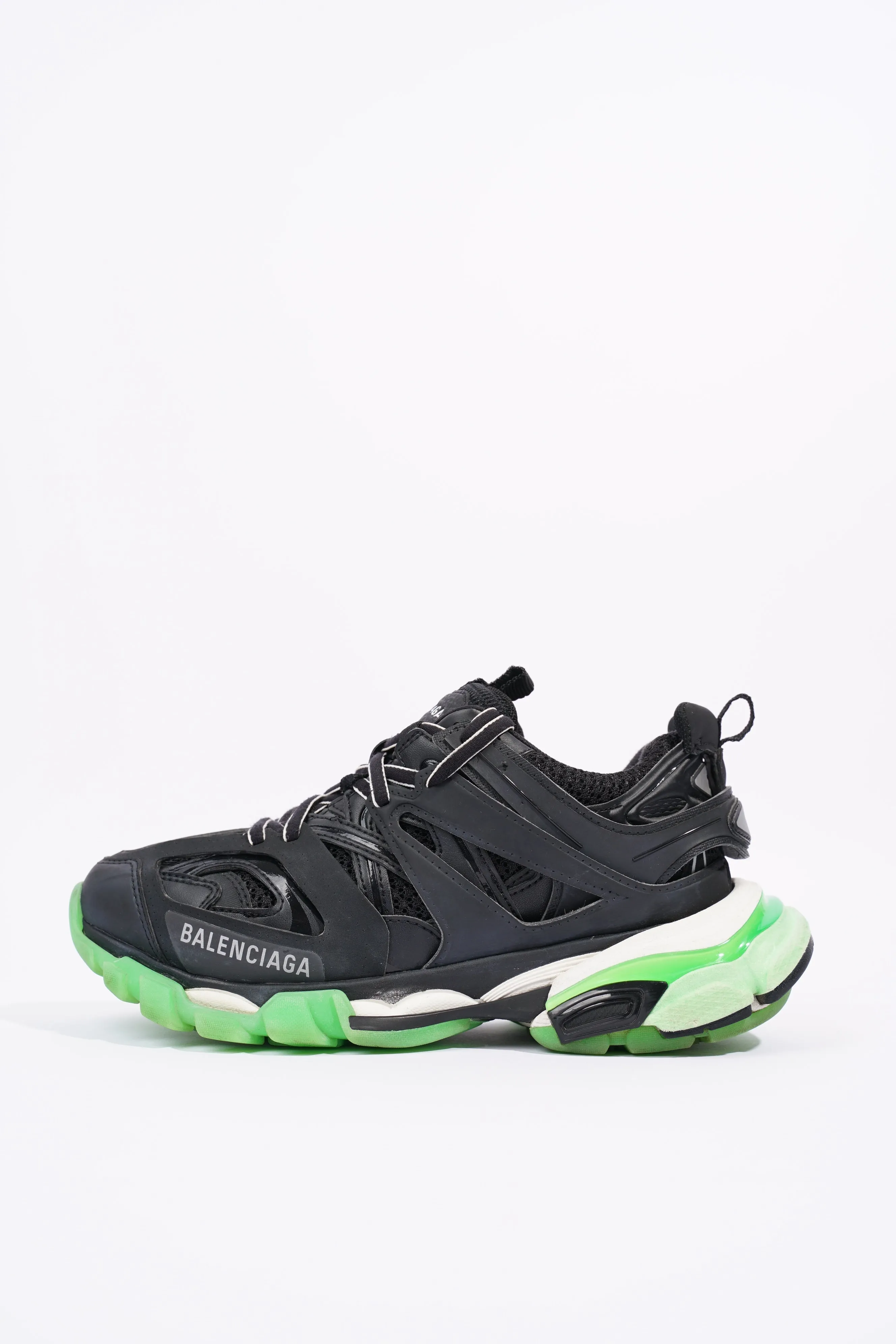 Balenciaga Womens Track Black / Green EU 36 / UK 3