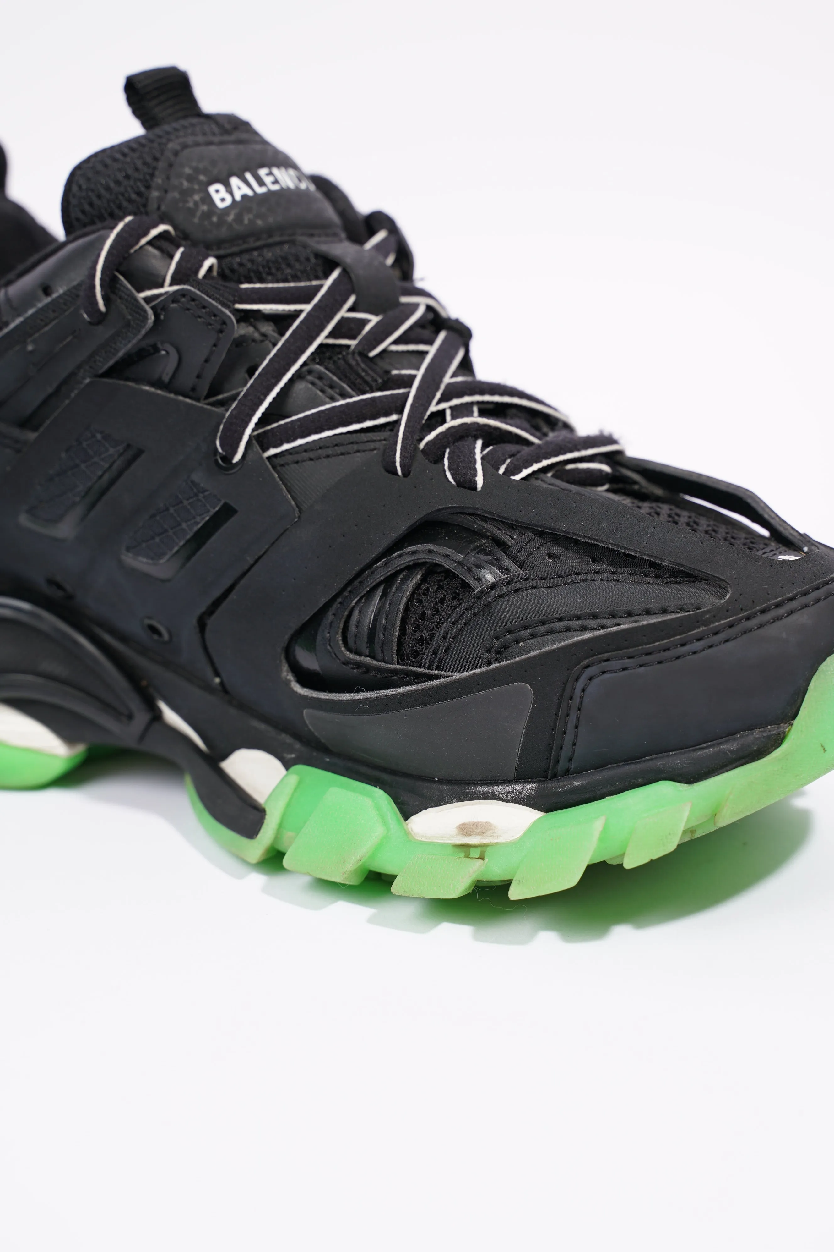 Balenciaga Womens Track Black / Green EU 36 / UK 3