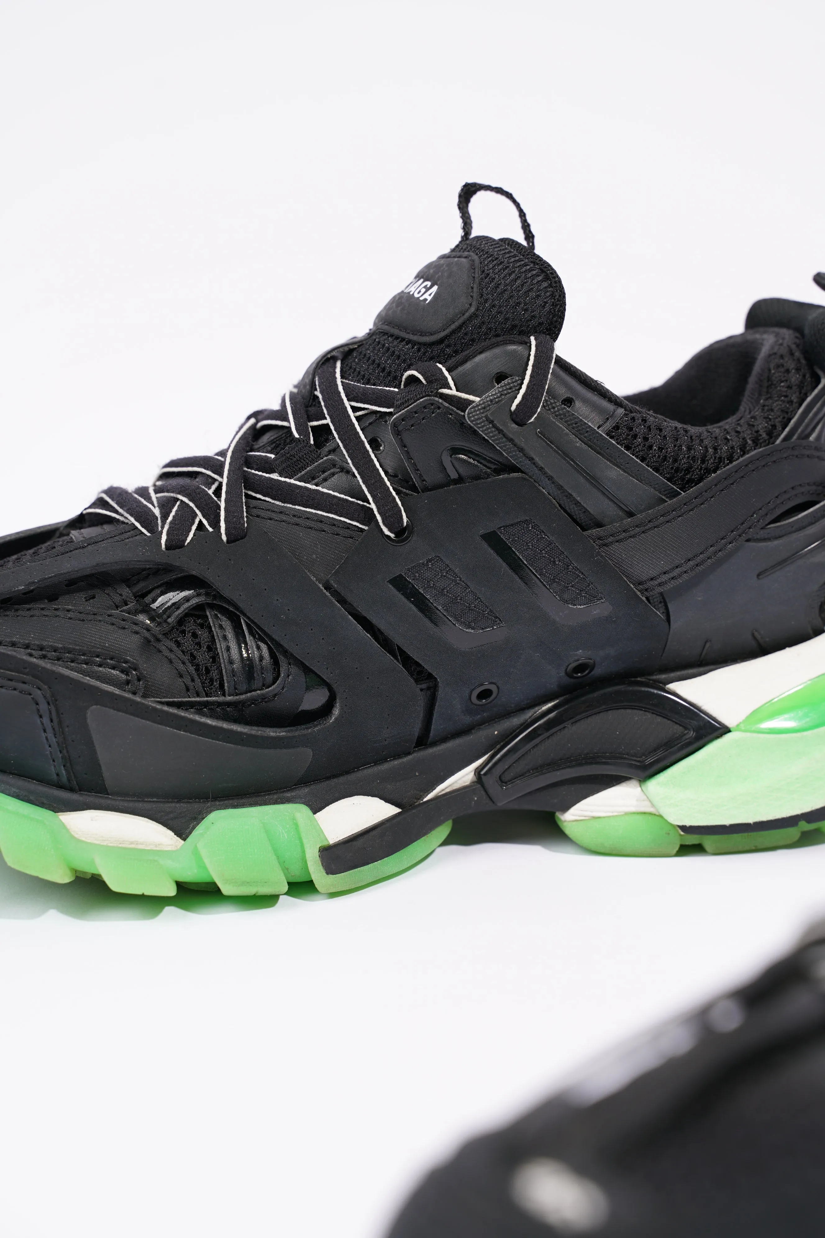 Balenciaga Womens Track Black / Green EU 36 / UK 3