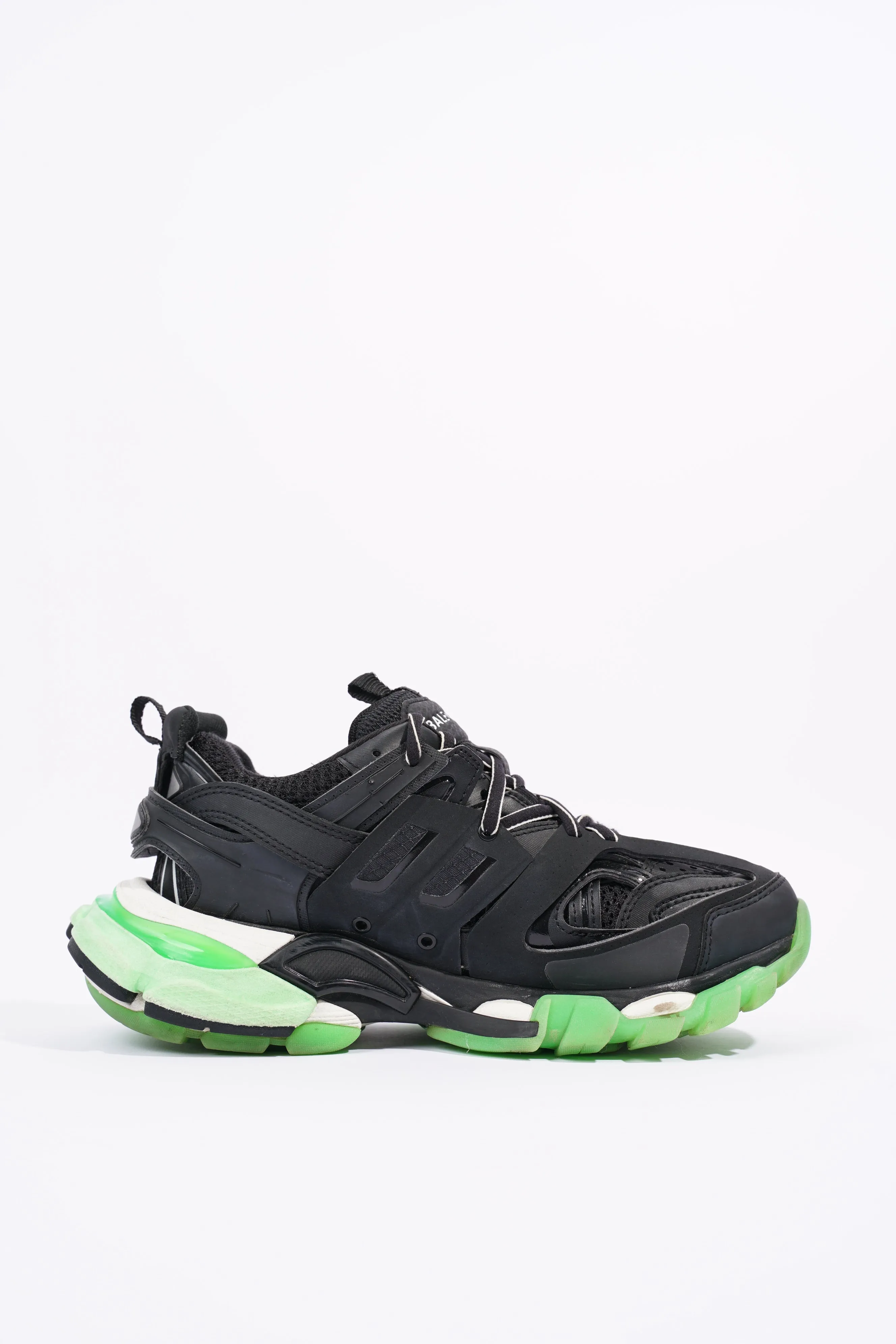 Balenciaga Womens Track Black / Green EU 36 / UK 3