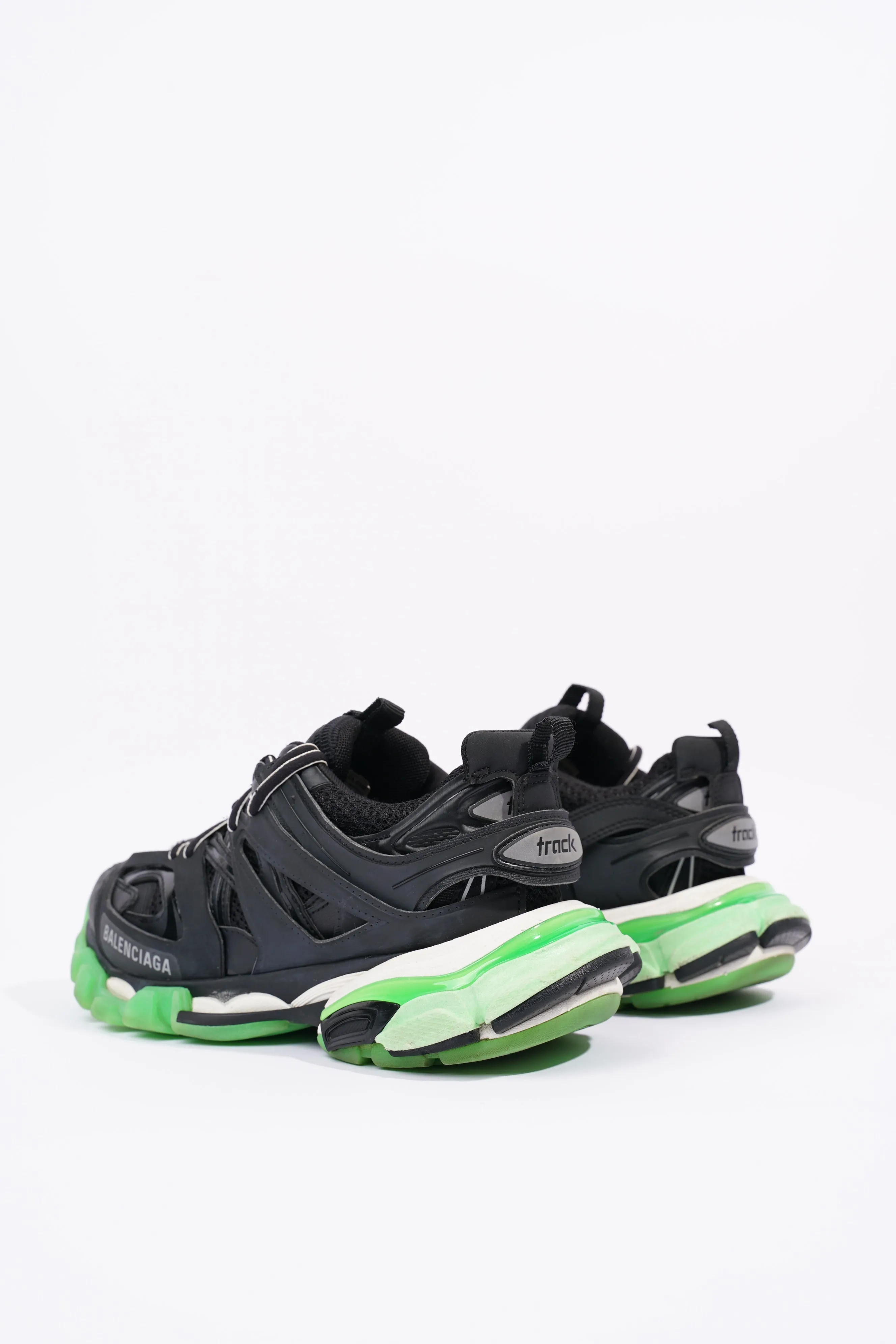 Balenciaga Womens Track Black / Green EU 36 / UK 3