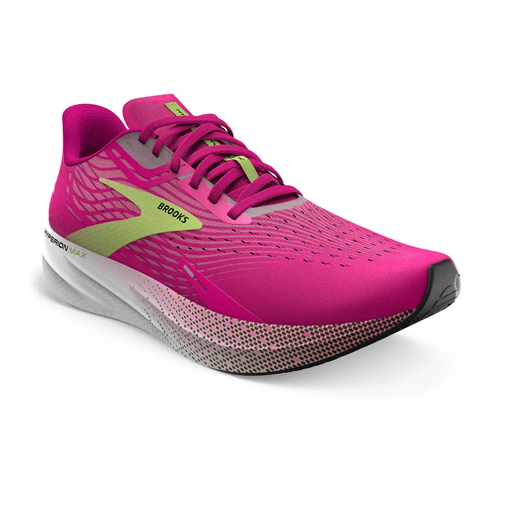 Brooks Hyperion Max (Womens) - Pink Glo/Green/Black