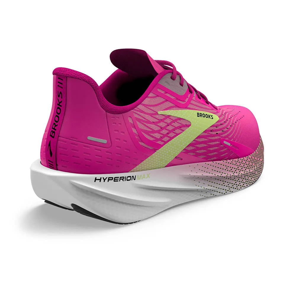 Brooks Hyperion Max (Womens) - Pink Glo/Green/Black