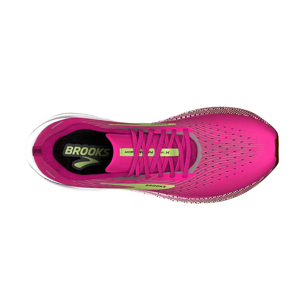 Brooks Hyperion Max (Womens) - Pink Glo/Green/Black