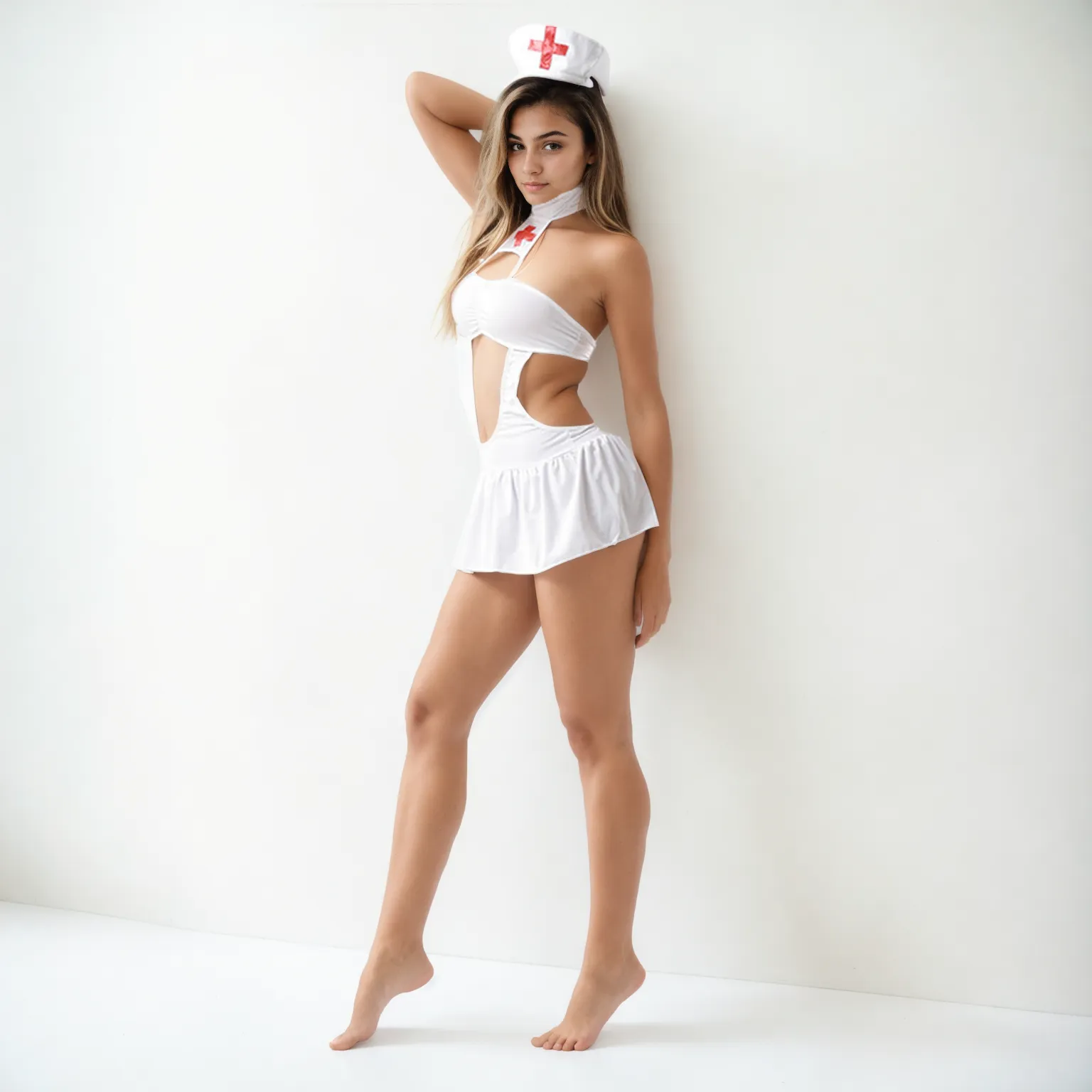 Charming Lace Nurse Cosplay Costume
