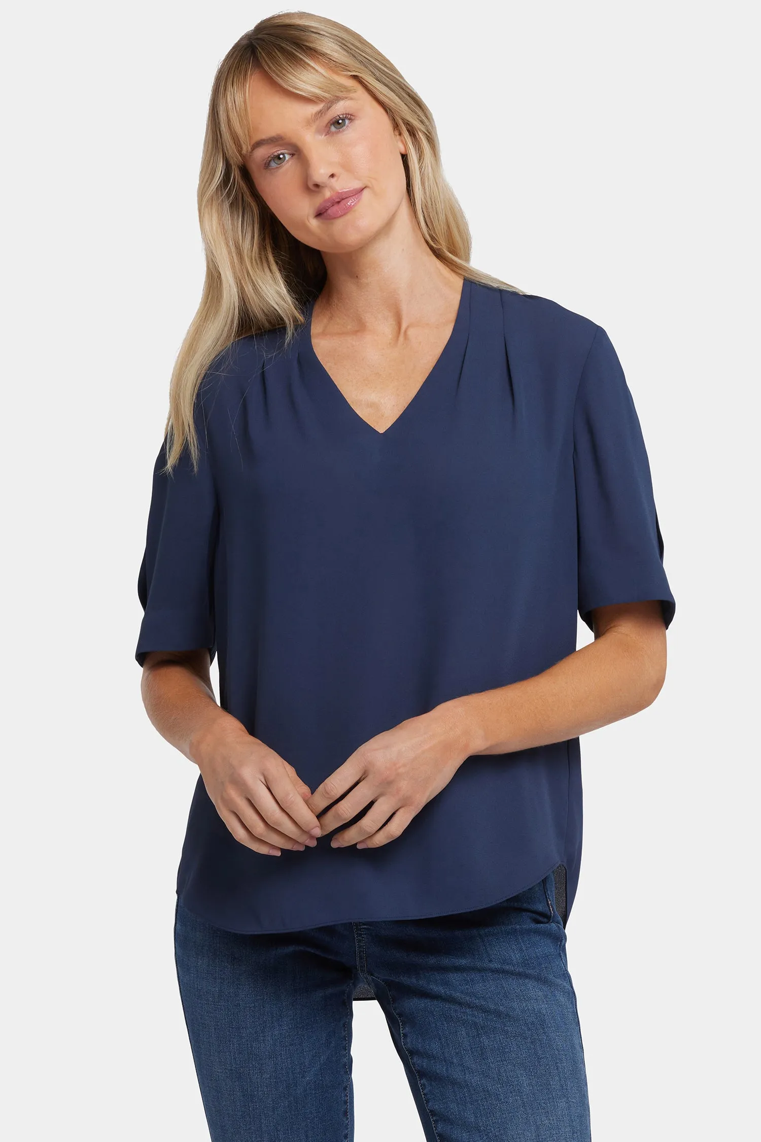Charming Top - Oxford Navy