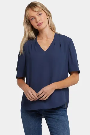 Charming Top - Oxford Navy